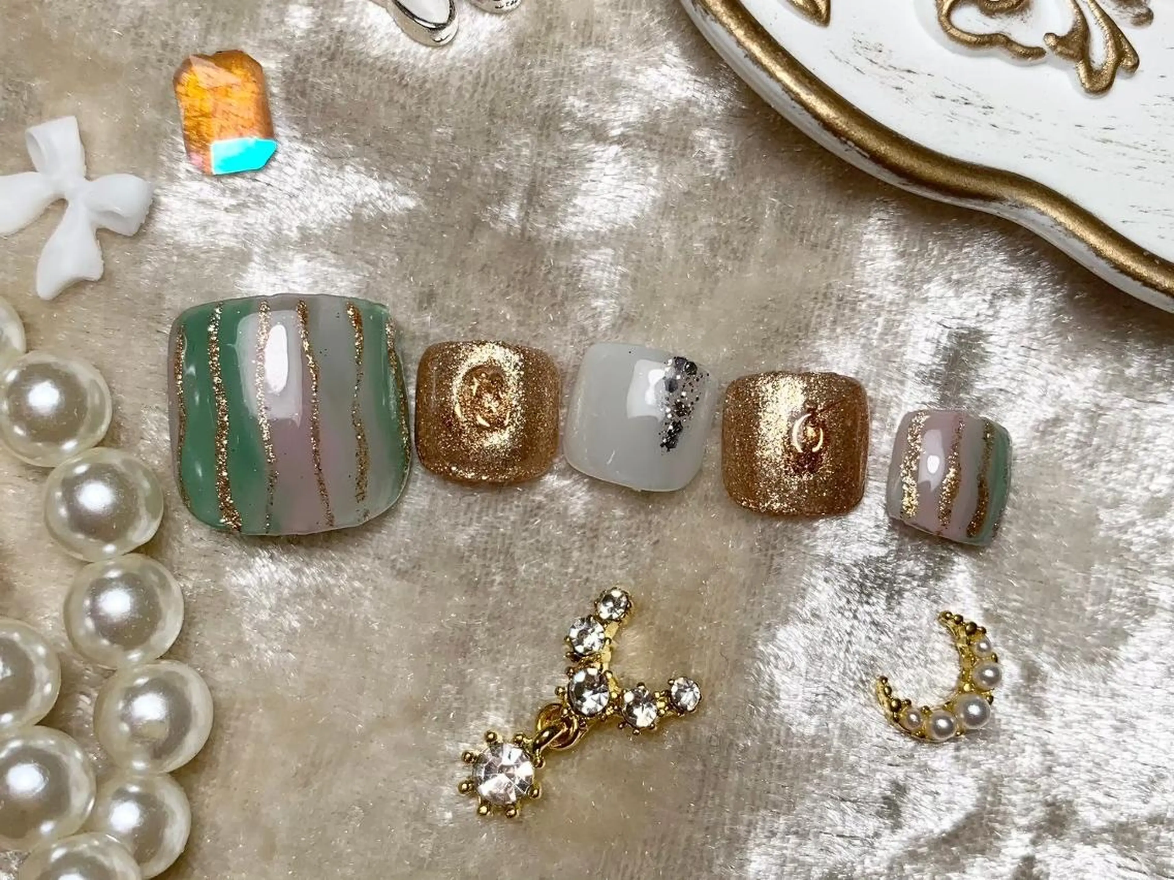 ネイル フットネイル miku ✼•nail •✼のネイルデザイン