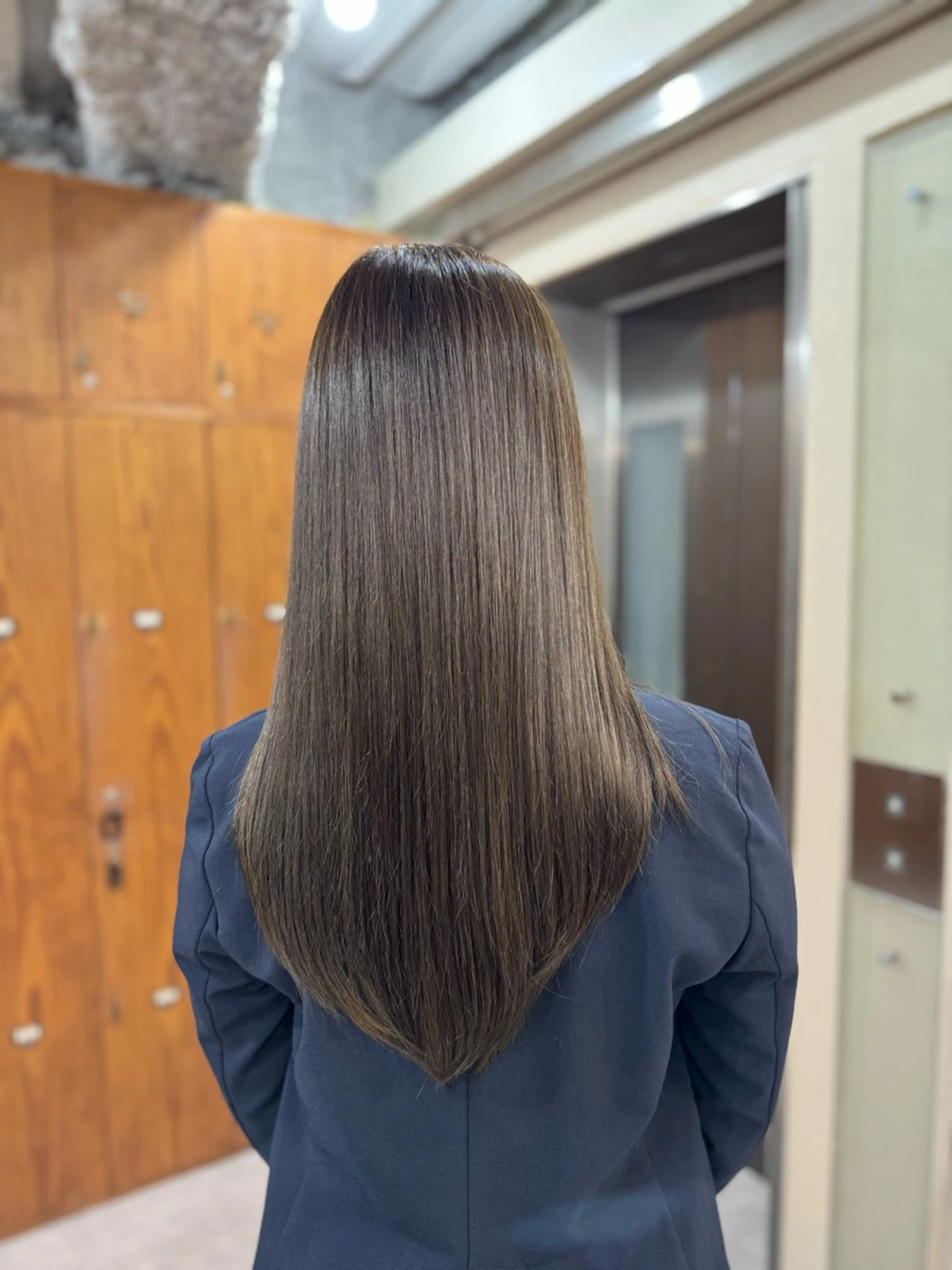 ロング 縮毛矯正 hayu ⭐︎のヘアスタイル