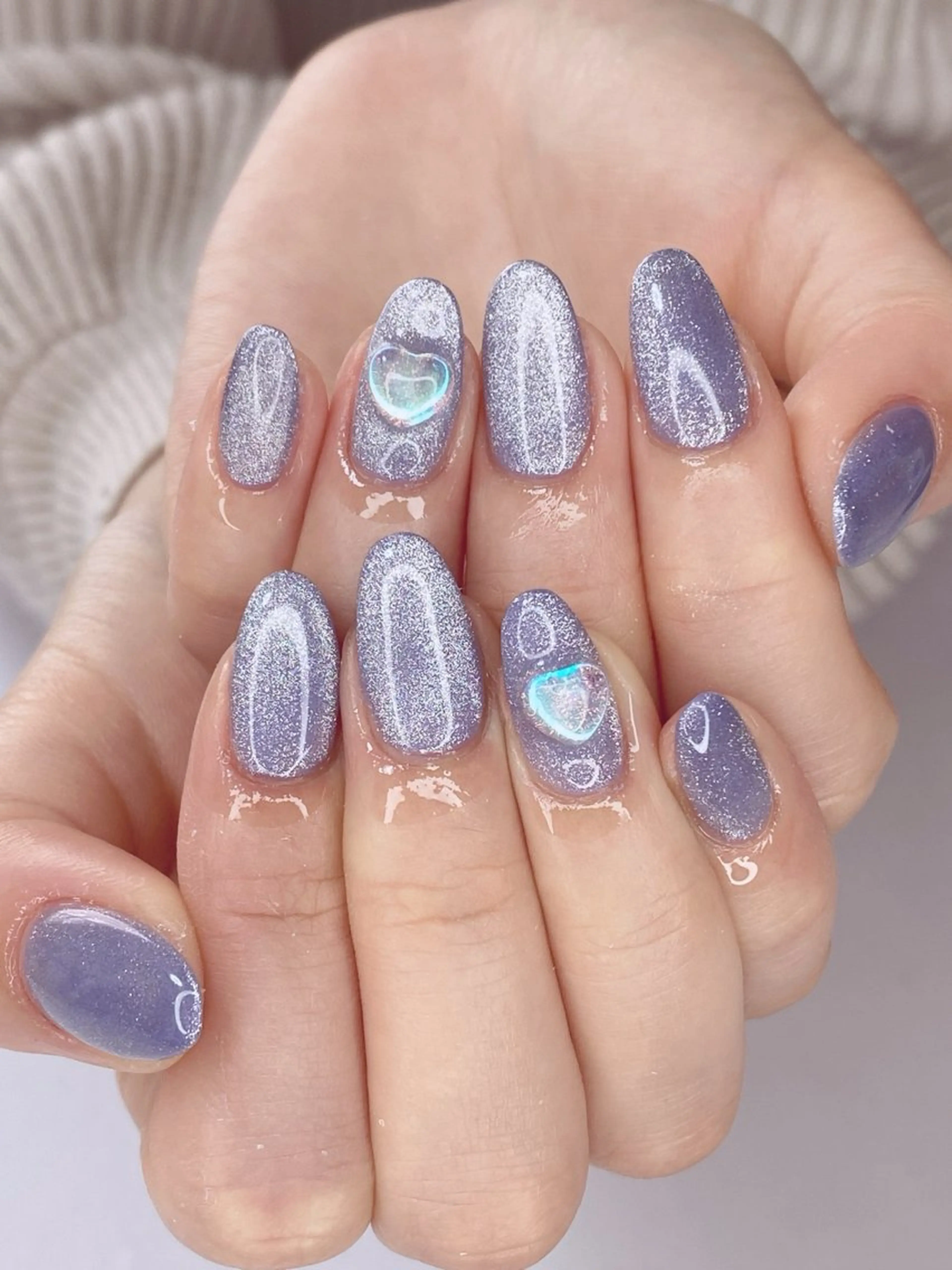 ネイル アニマル柄 アートネイル オーロラネイル 桜ネイル クリアネイル Ｎail Ｓalon ertiのネイルデザイン