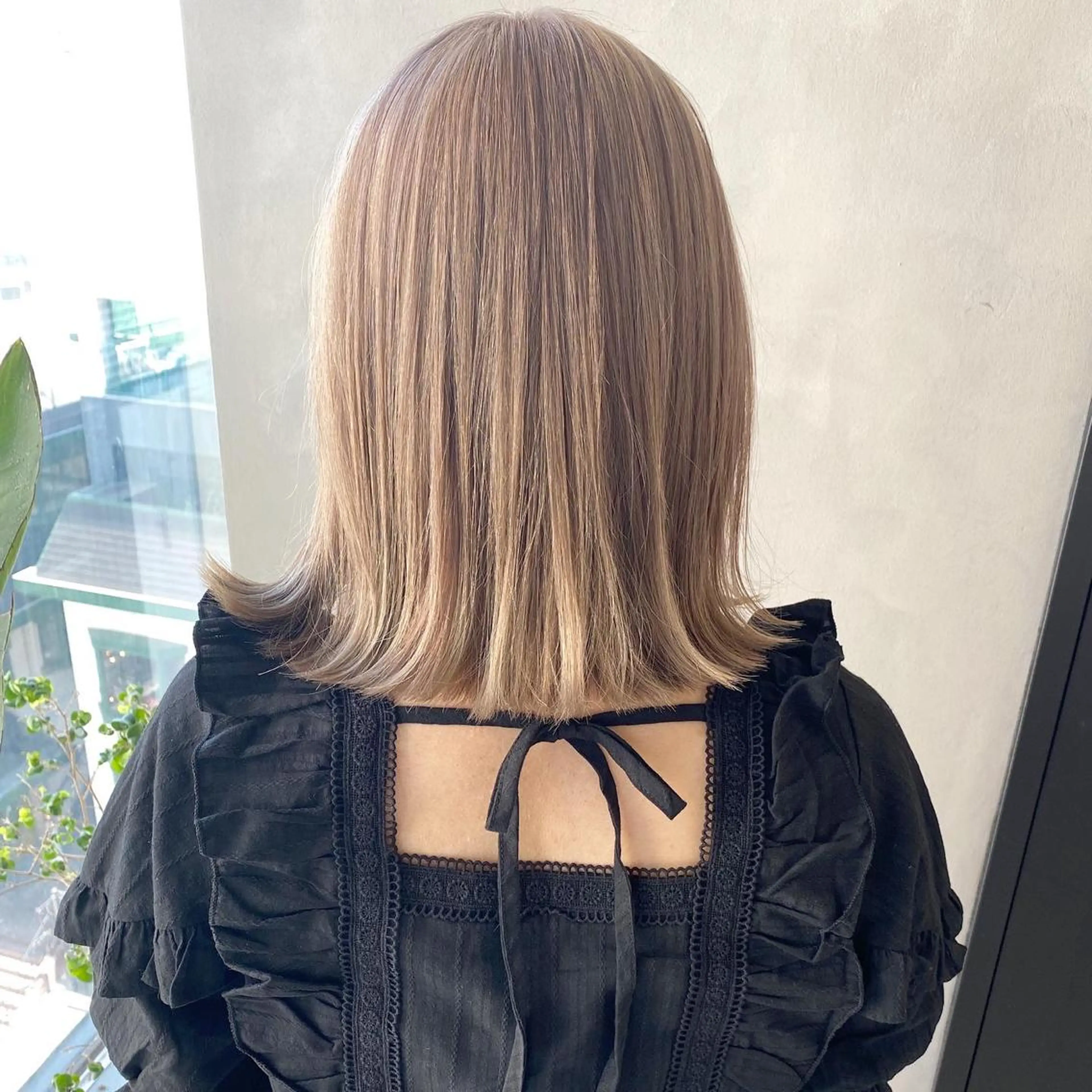 ミディアム カラー ヘアカラー トリートメント カラー系/カット特化 🟠オオタキマサシのヘアスタイル