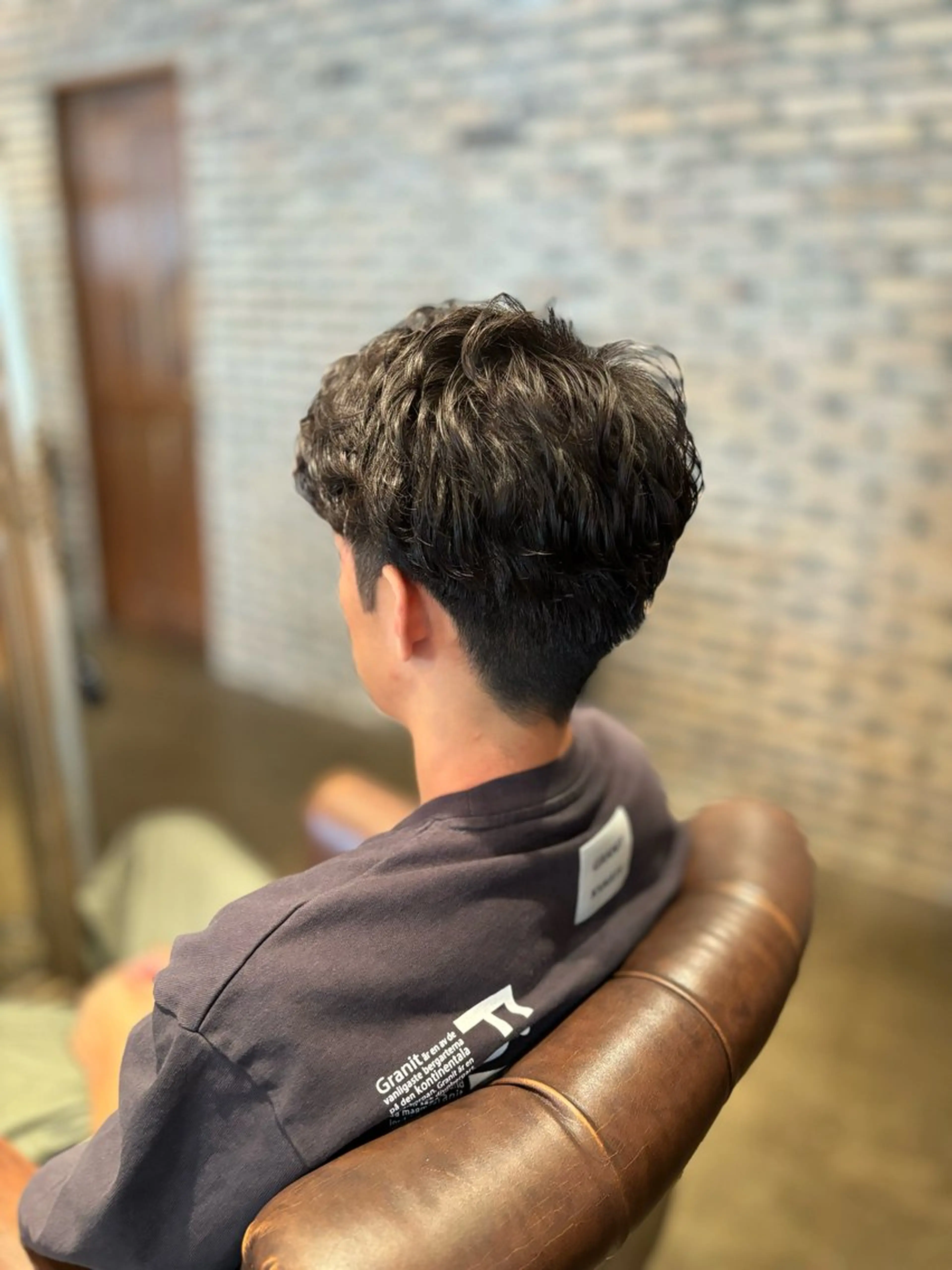 ショート メンズ 髪質改善カラー ブラウン🤎YUMEのヘアスタイル