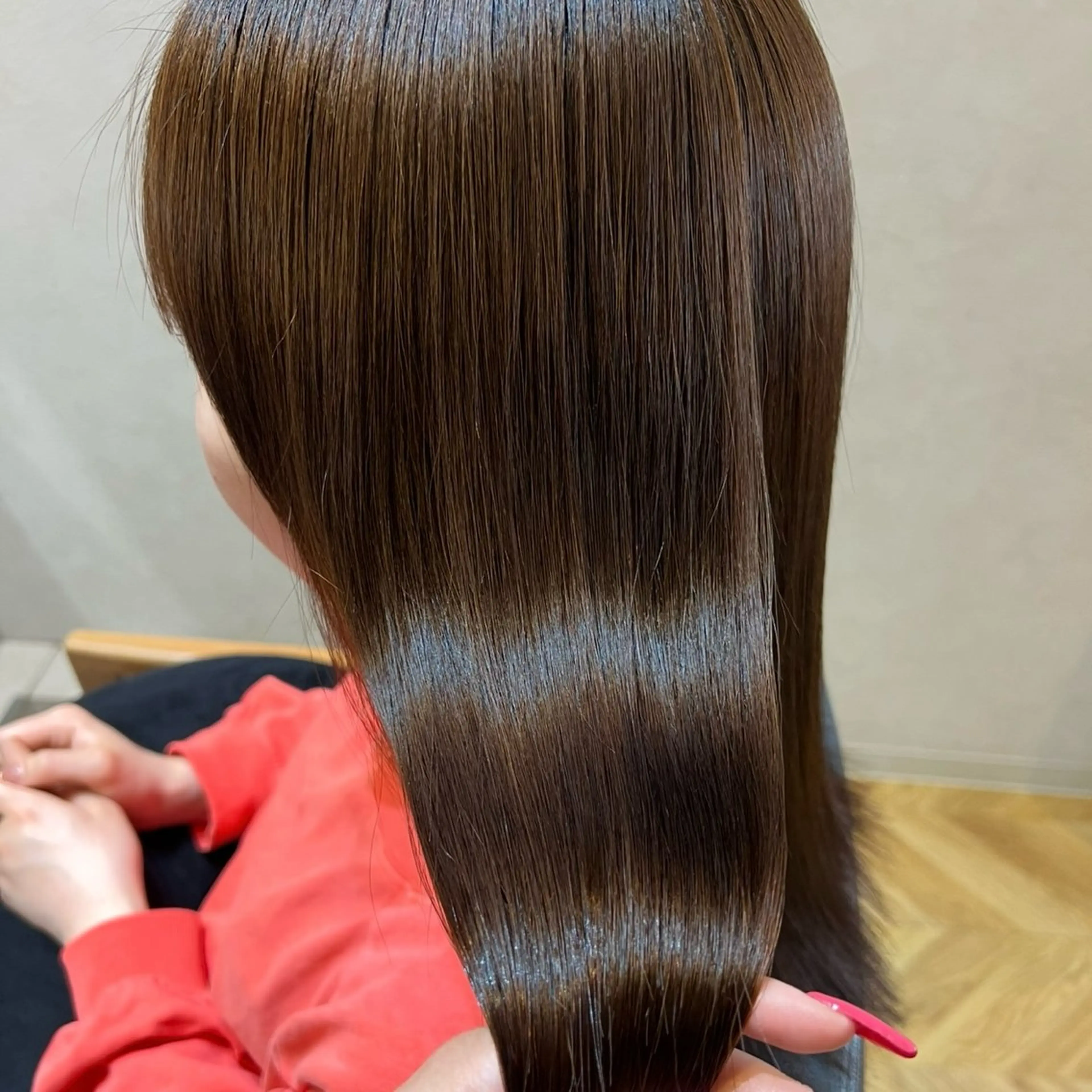 ミディアム 濱野 梨奈のヘアスタイル