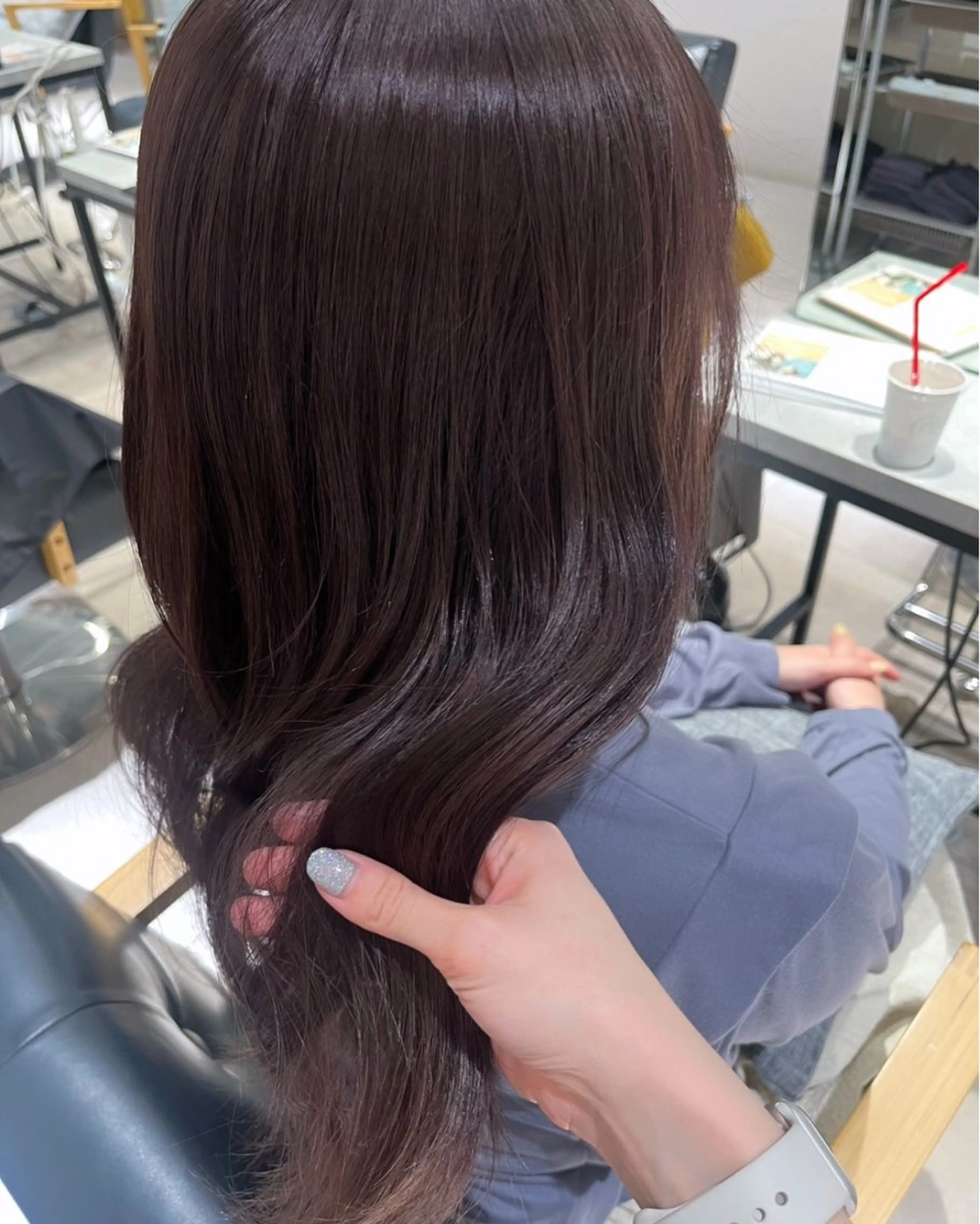 ロング カラー ラベンダーカラー ヘアカラー manami/ ショート/メンズのヘアスタイル