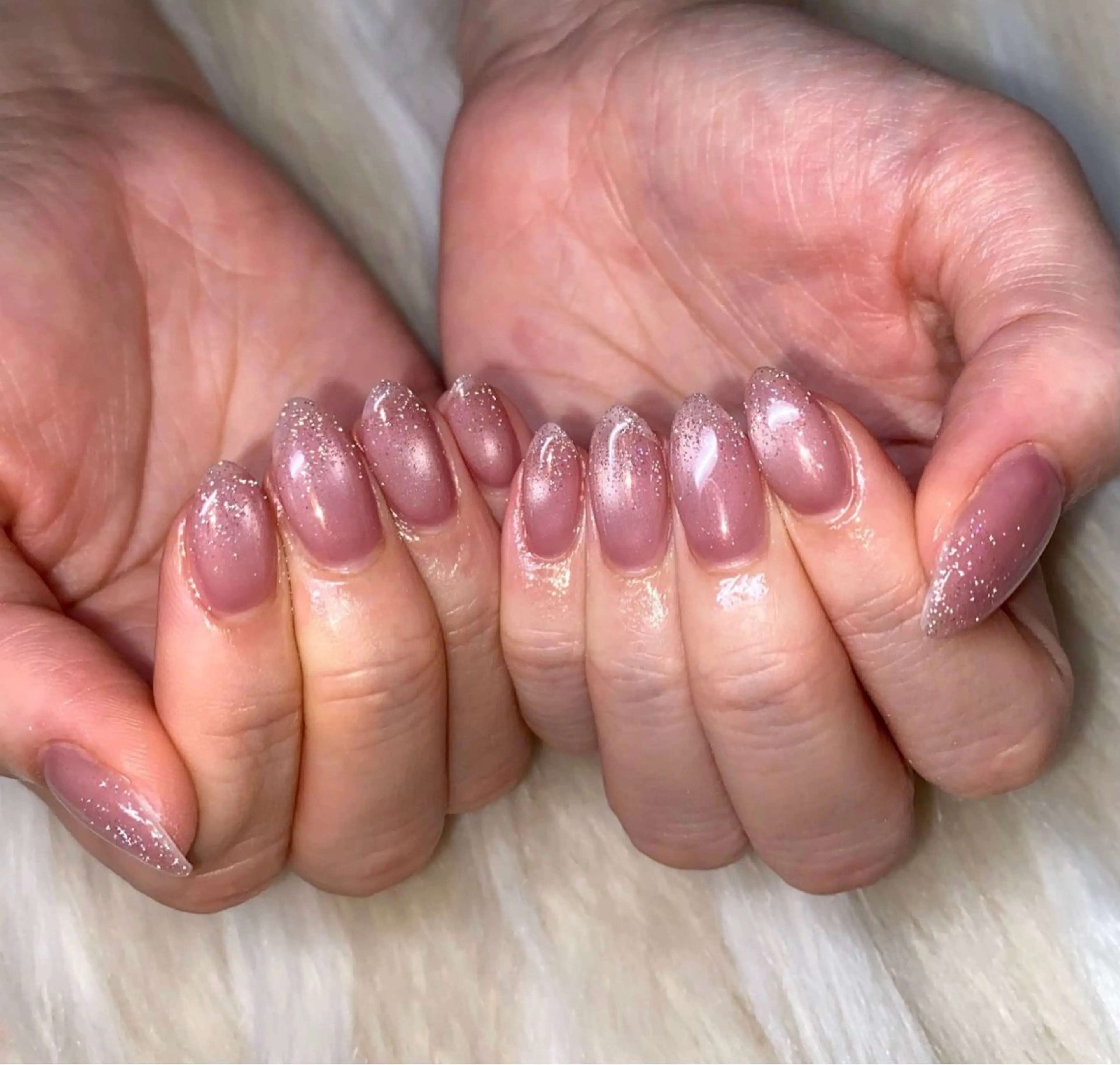 ネイル 長さ出し フラッシュネイル フラッシュマグ フレンチネイル ジェルネイル ハンドネイル Nail&eye Belire 新宿のネイルデザイン