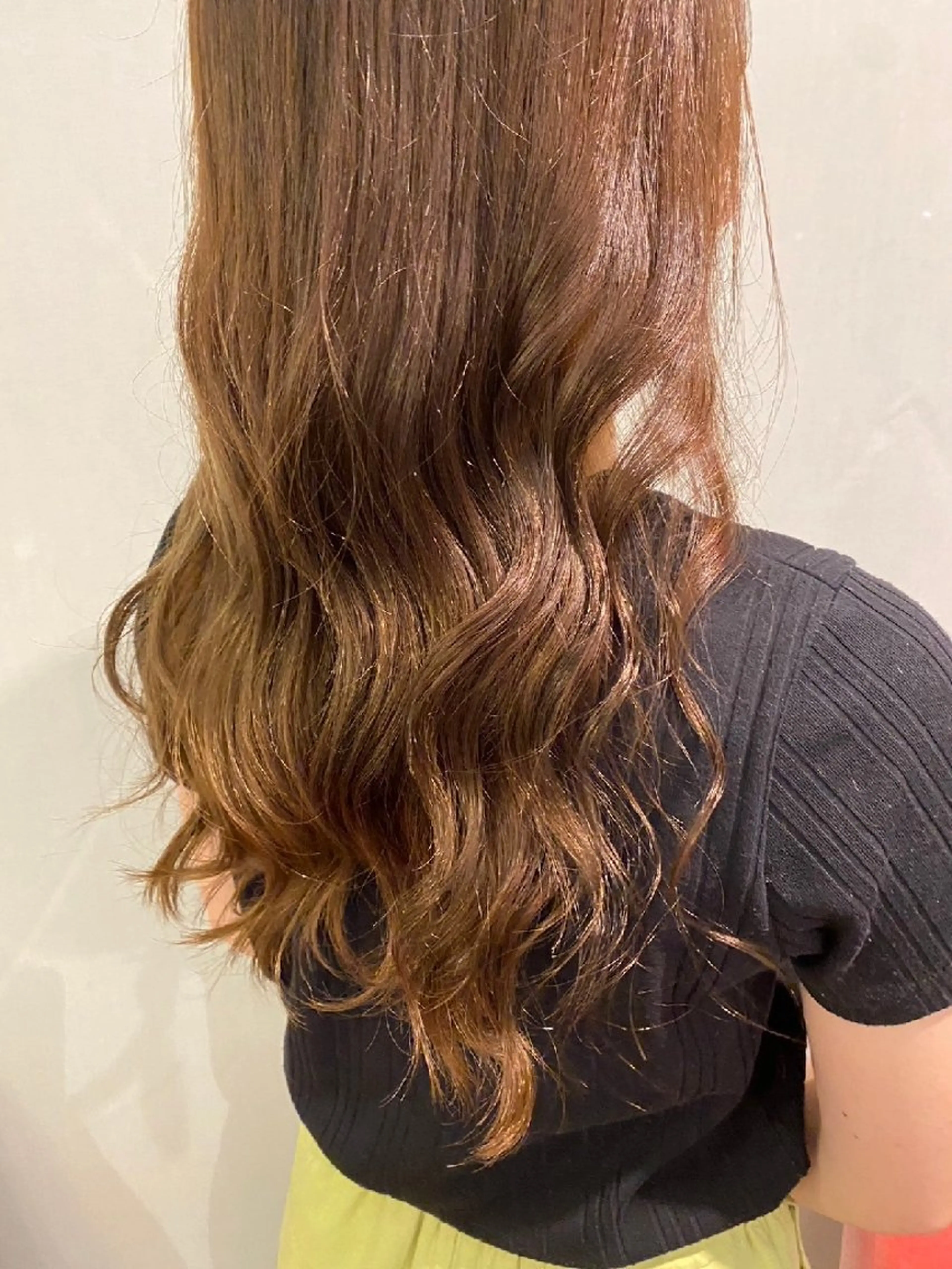 ロング カラー ブラウンカラー 婦中町／4月限定無料 カットメニューありのヘアスタイル