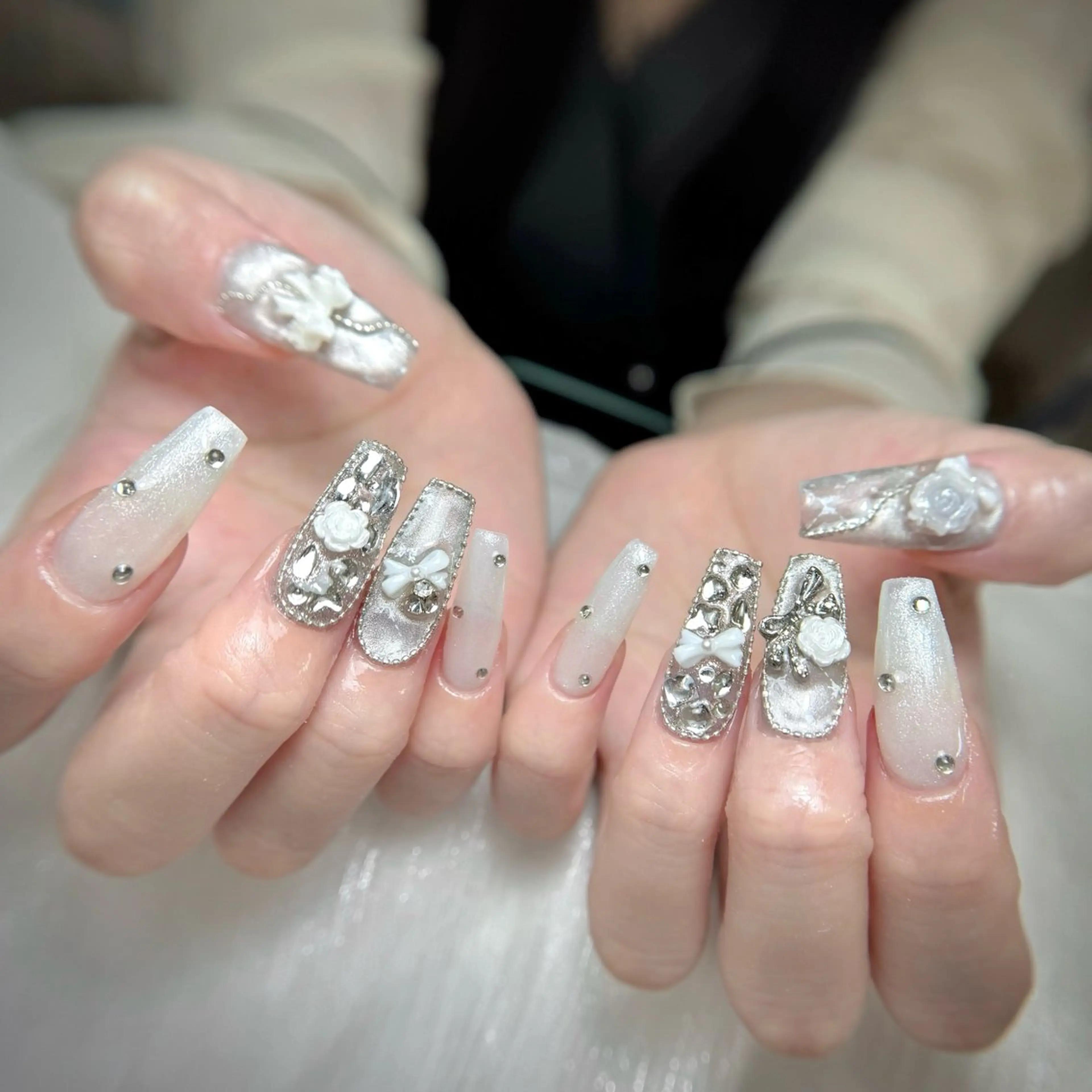 ネイル 長さ出し ジェルネイル 持ち込み オフィスネイル ワンカラーネイル Michi_Nails_Salon所属・Michi Nail Staffのネイルデザイン