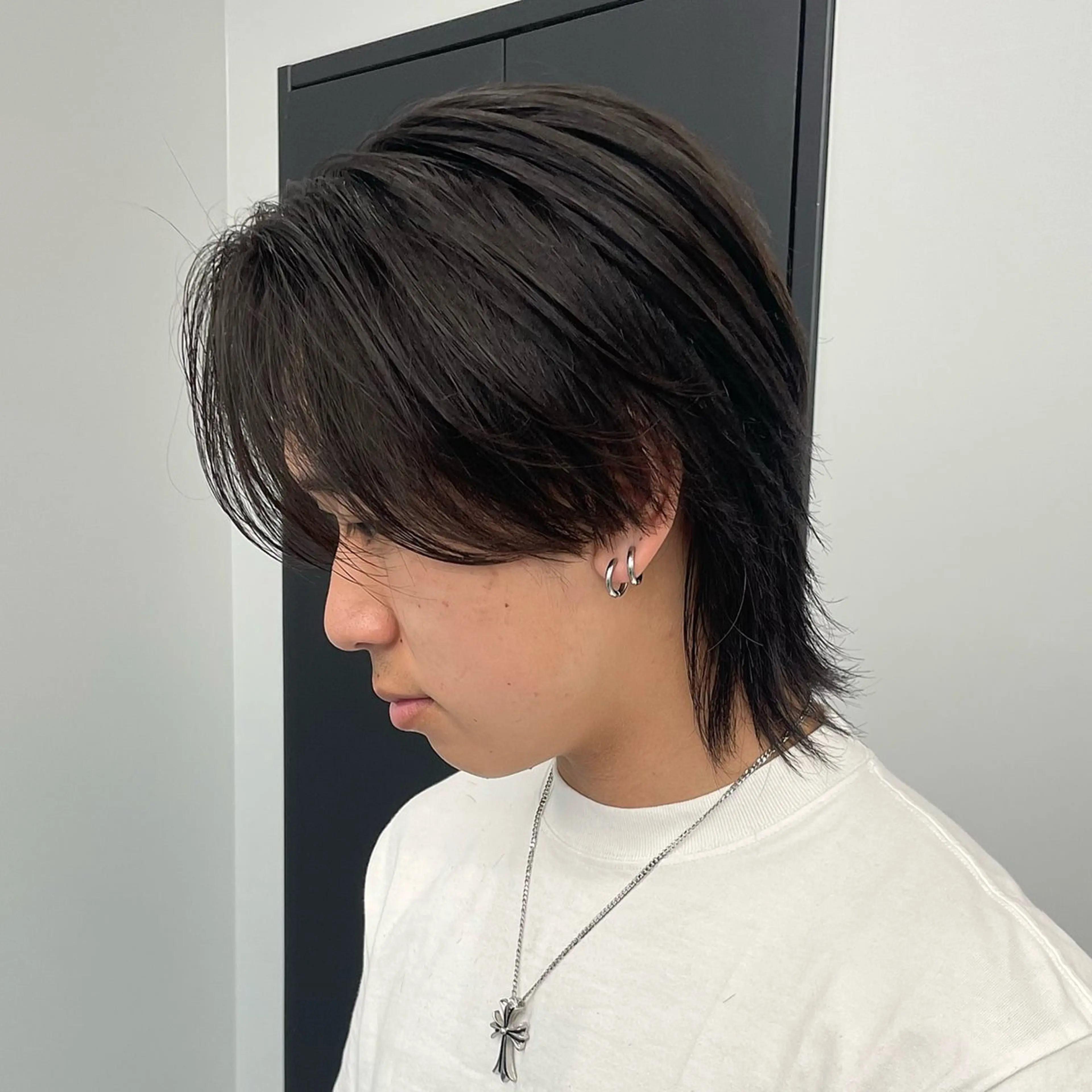 メンズ シャドウパーマ／骨格 矯正カット　トモキのヘアスタイル