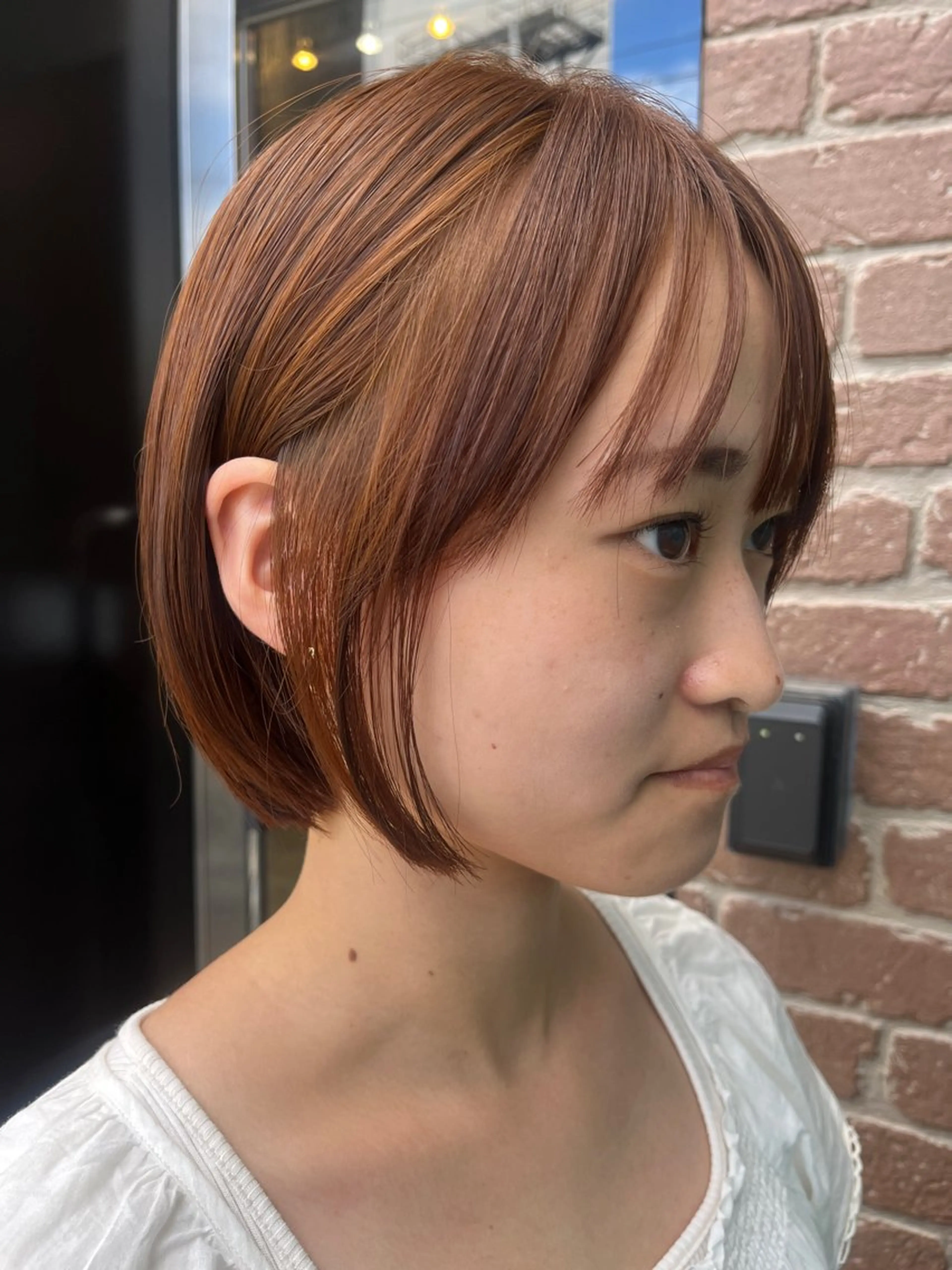 セミロング カラー メンズ 久木原 ゆりのヘアスタイル
