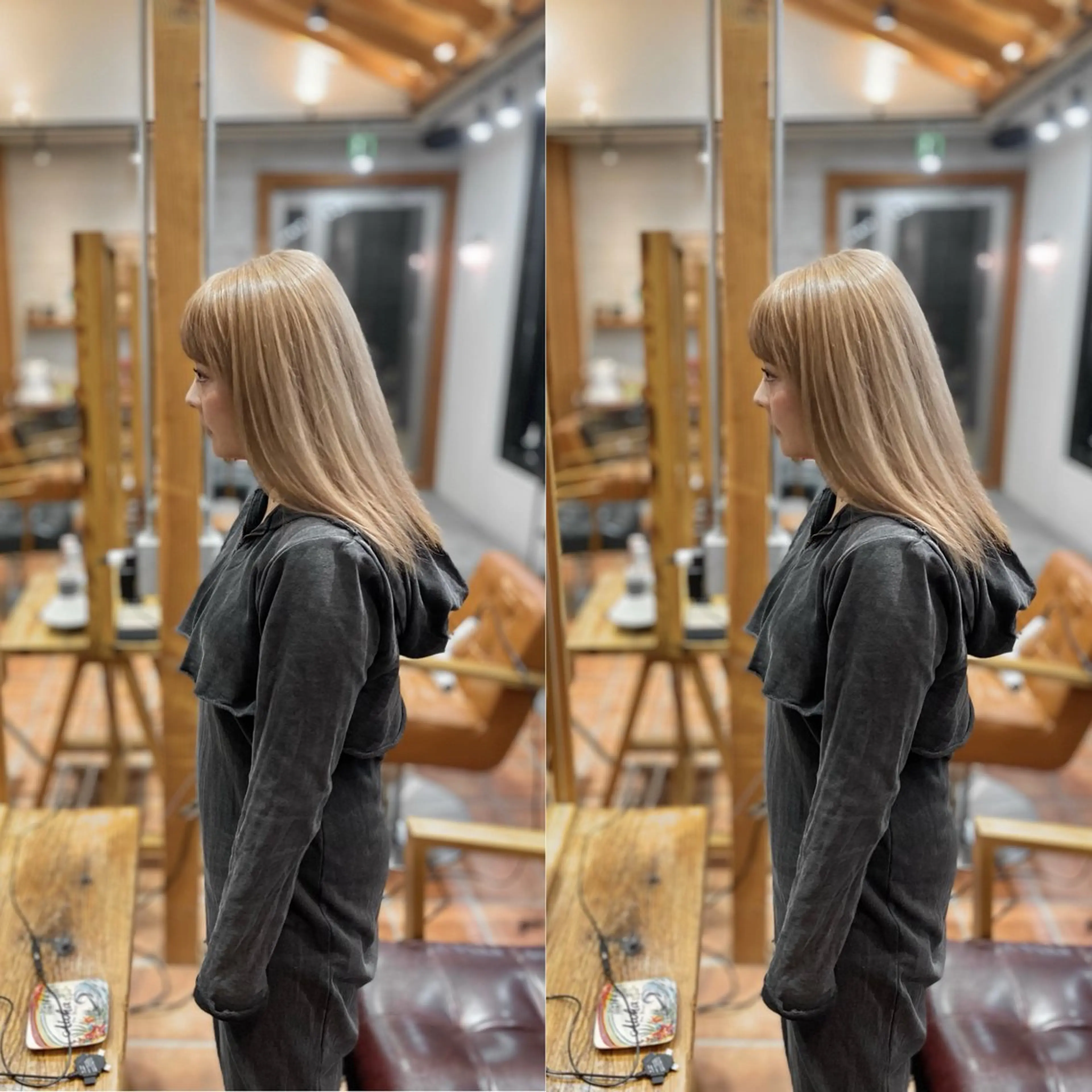 ミディアム カット ヘアカラー 木村丈晴✂️ご来店 お待ちしてます😊のヘアスタイル