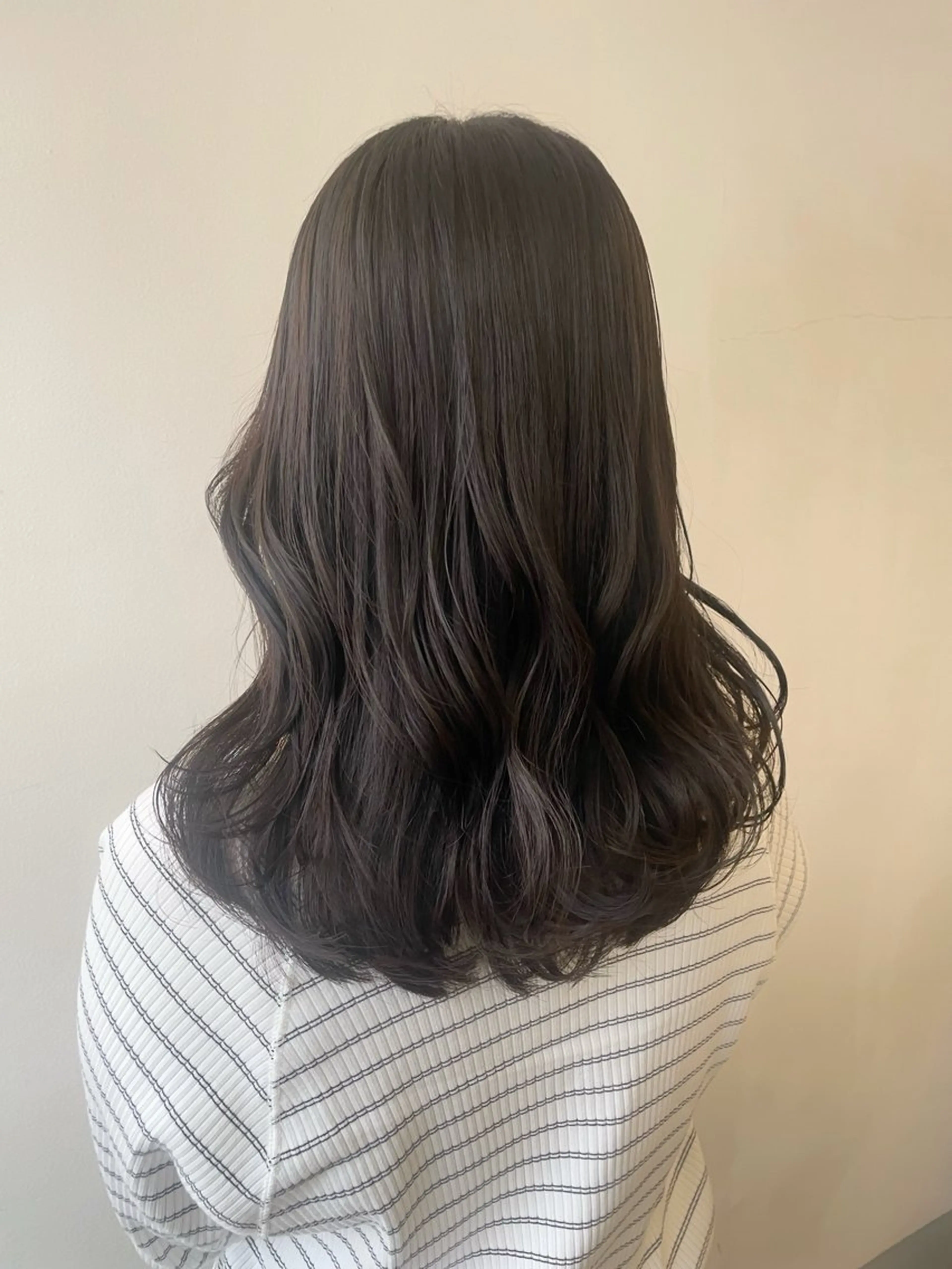 ロング カラー ブルーカラー ブルージュ 透明感カラー グレージュ オリーブグレージュ ヘアカラー トリートメント ヘアセット ✨透明感ケアカラー✨ 長野ゆきなのヘアスタイル