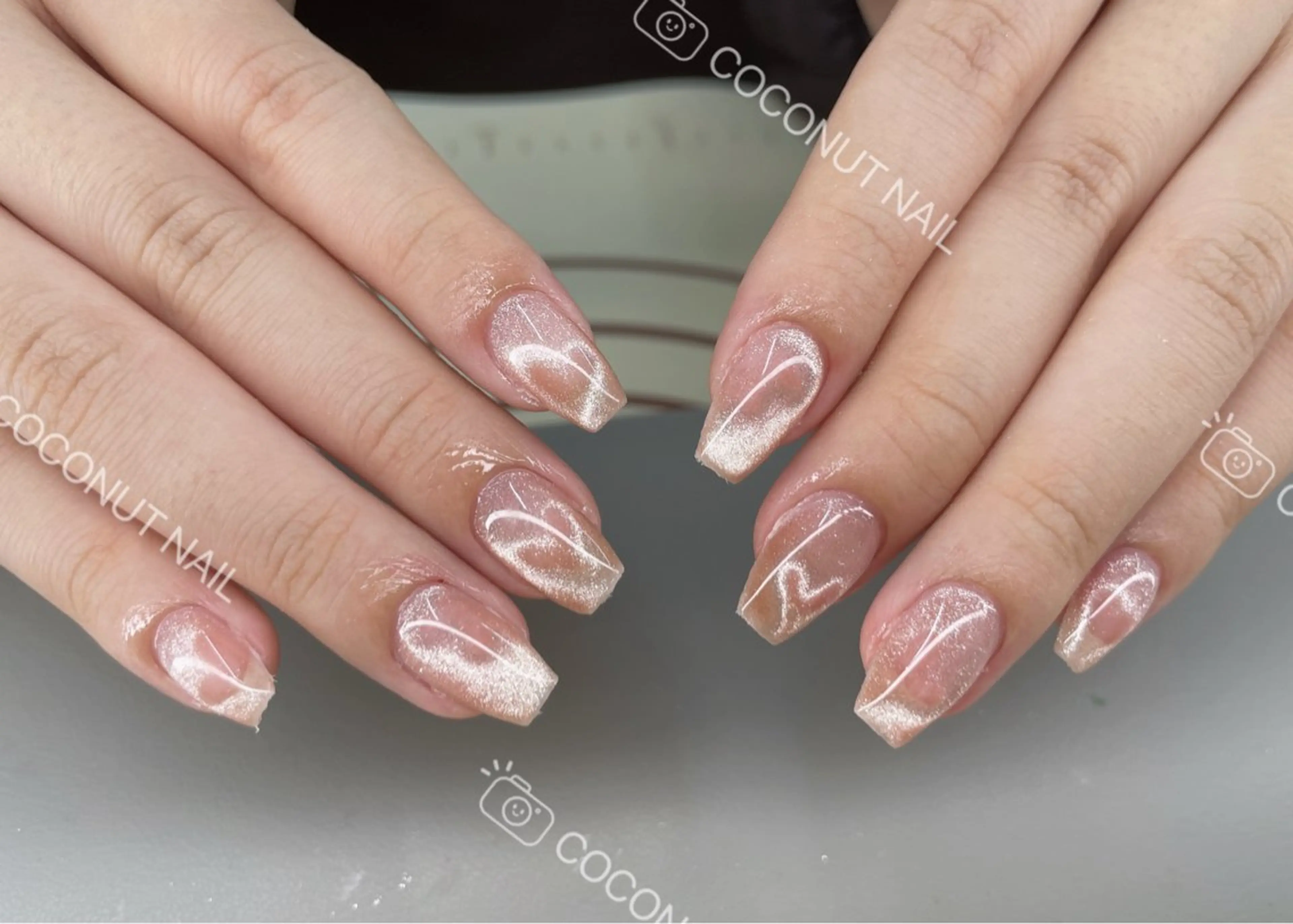 ネイル ハンドネイル 神田 ココナッツのネイルデザイン
