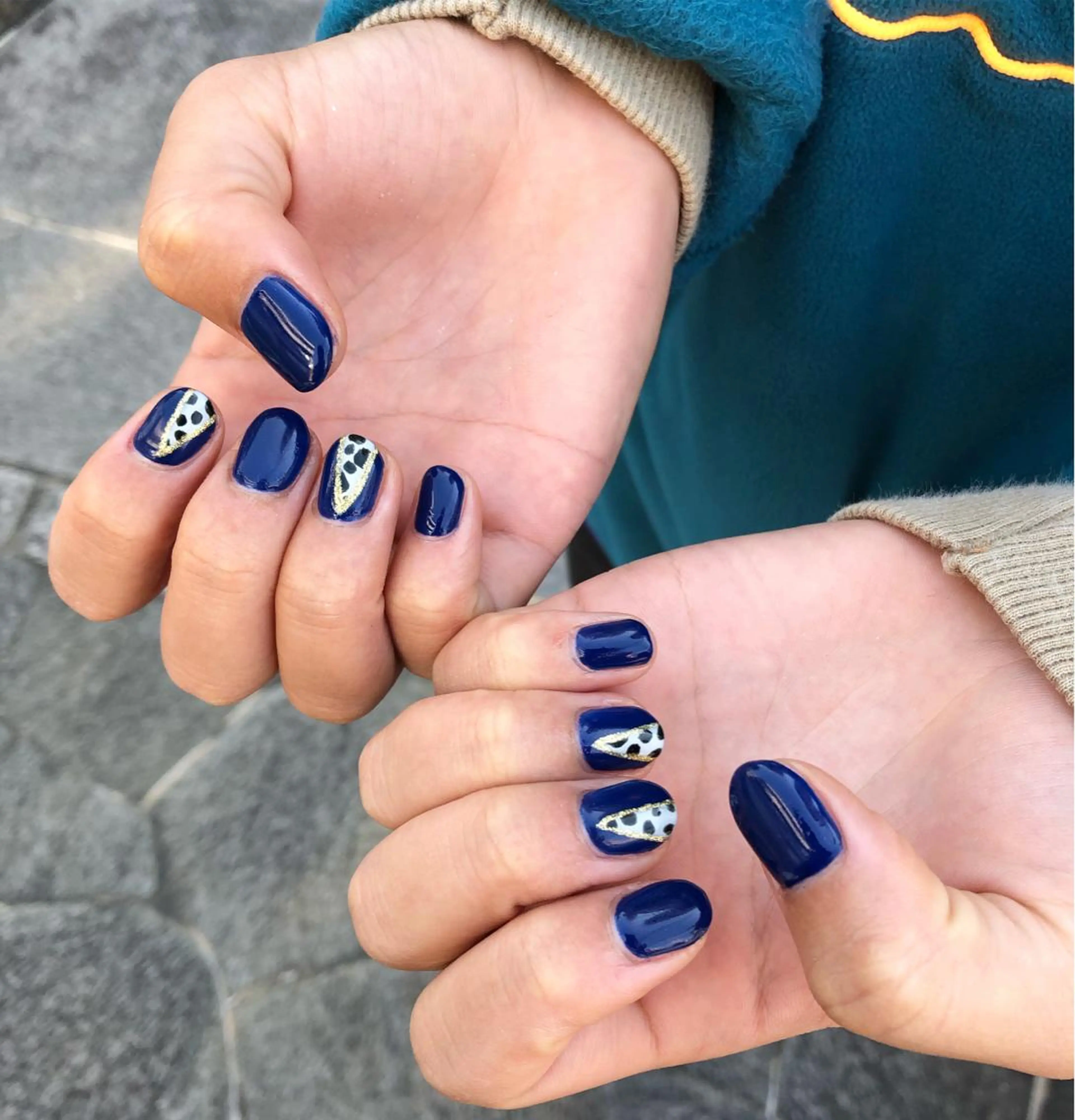 ロング カラー パーマ ヘアアレンジ メンズ キッズ ネイル マツエク・マツパ LANI nailsalonのネイルデザイン