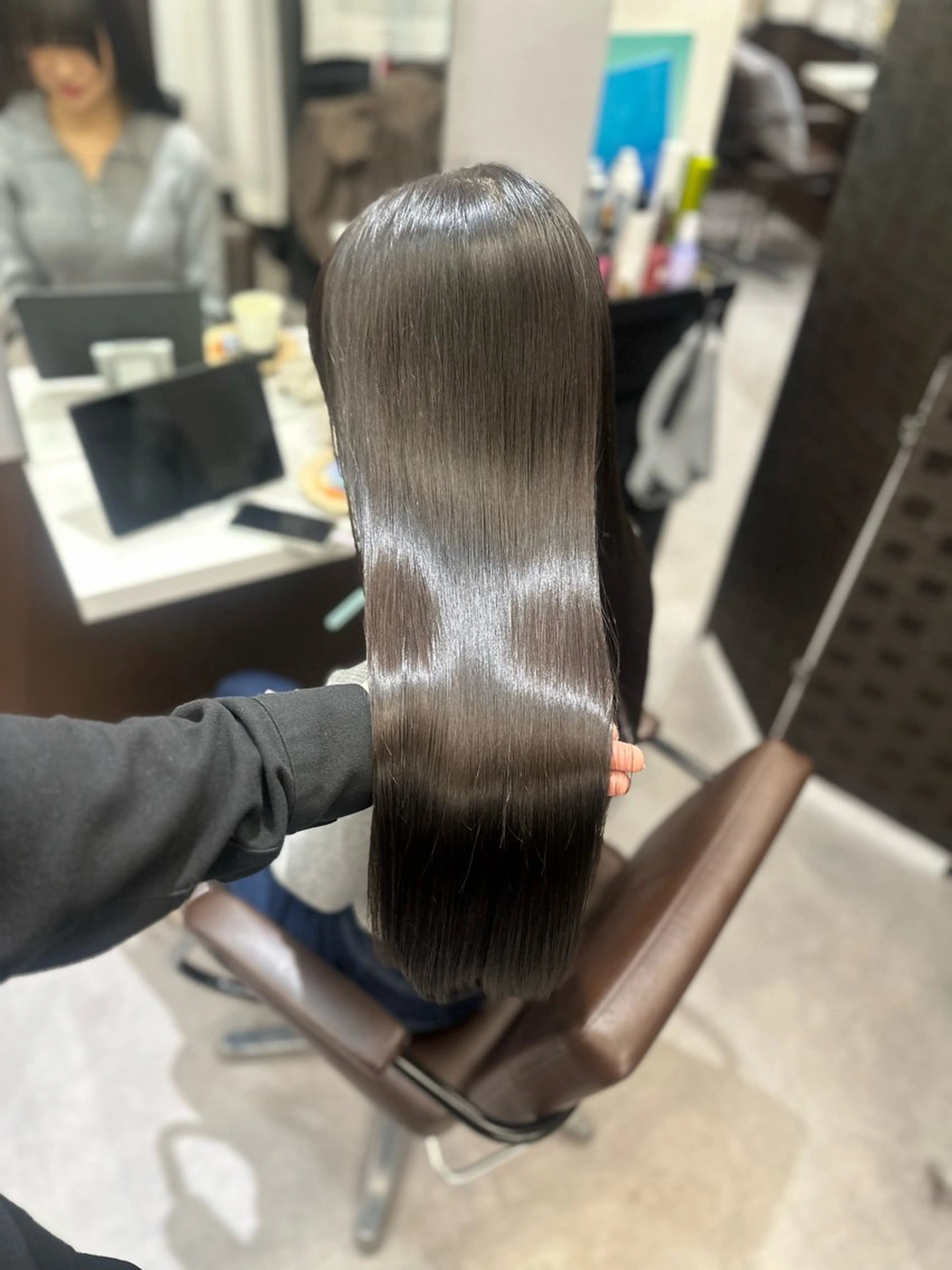 ロング カット 縮毛矯正 髪質改善 支持率 Ｎｏ.1いぶきのヘアスタイル