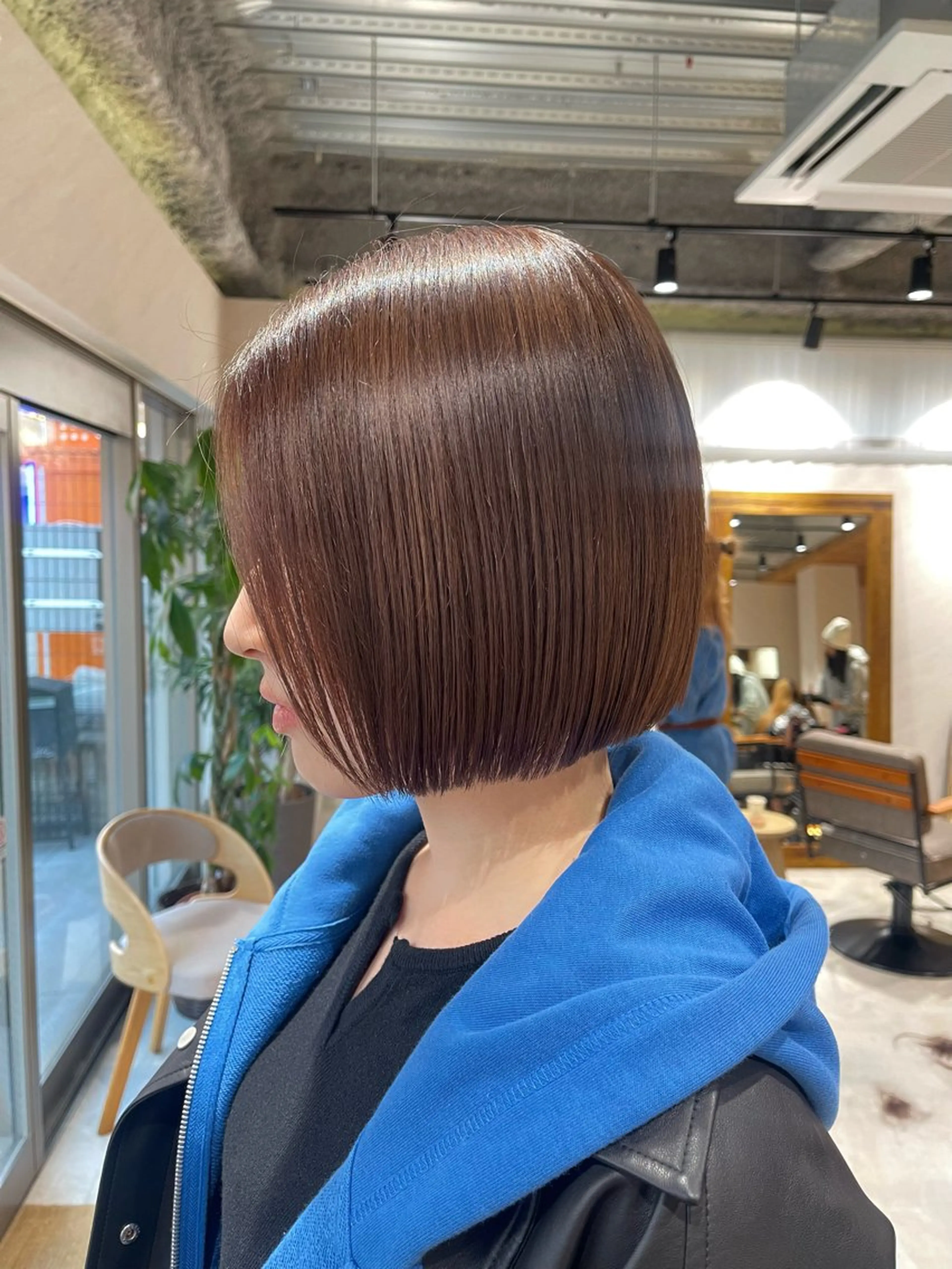 ショート カラー ベージュカラー ボブ カット ヘアカラー トリートメント 🩵ボブ/レイヤー /髪質改善🩵のヘアスタイル