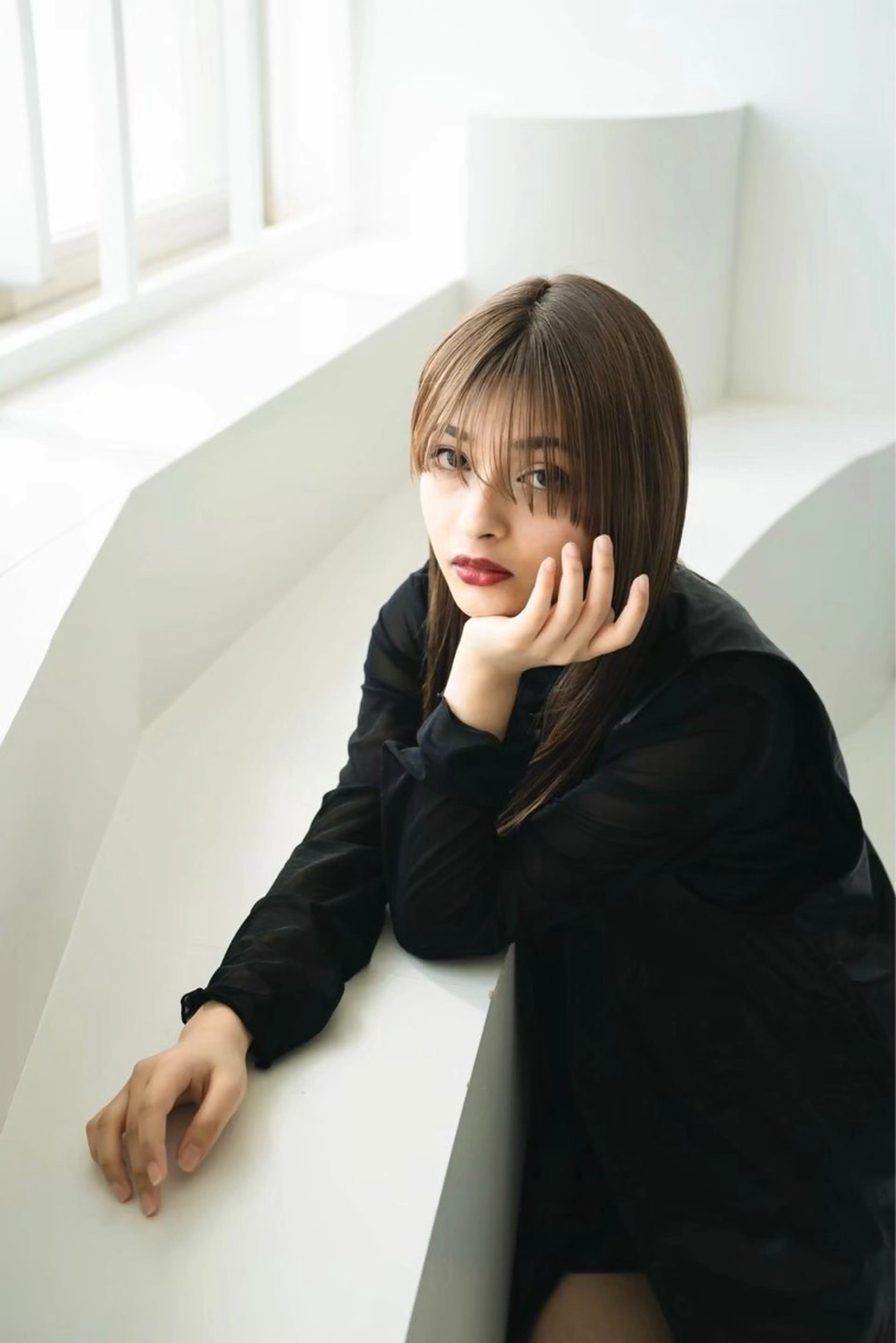 セミロング ヘアカラー サラジュ西宮北口店所属・妹尾 駿のヘアスタイル