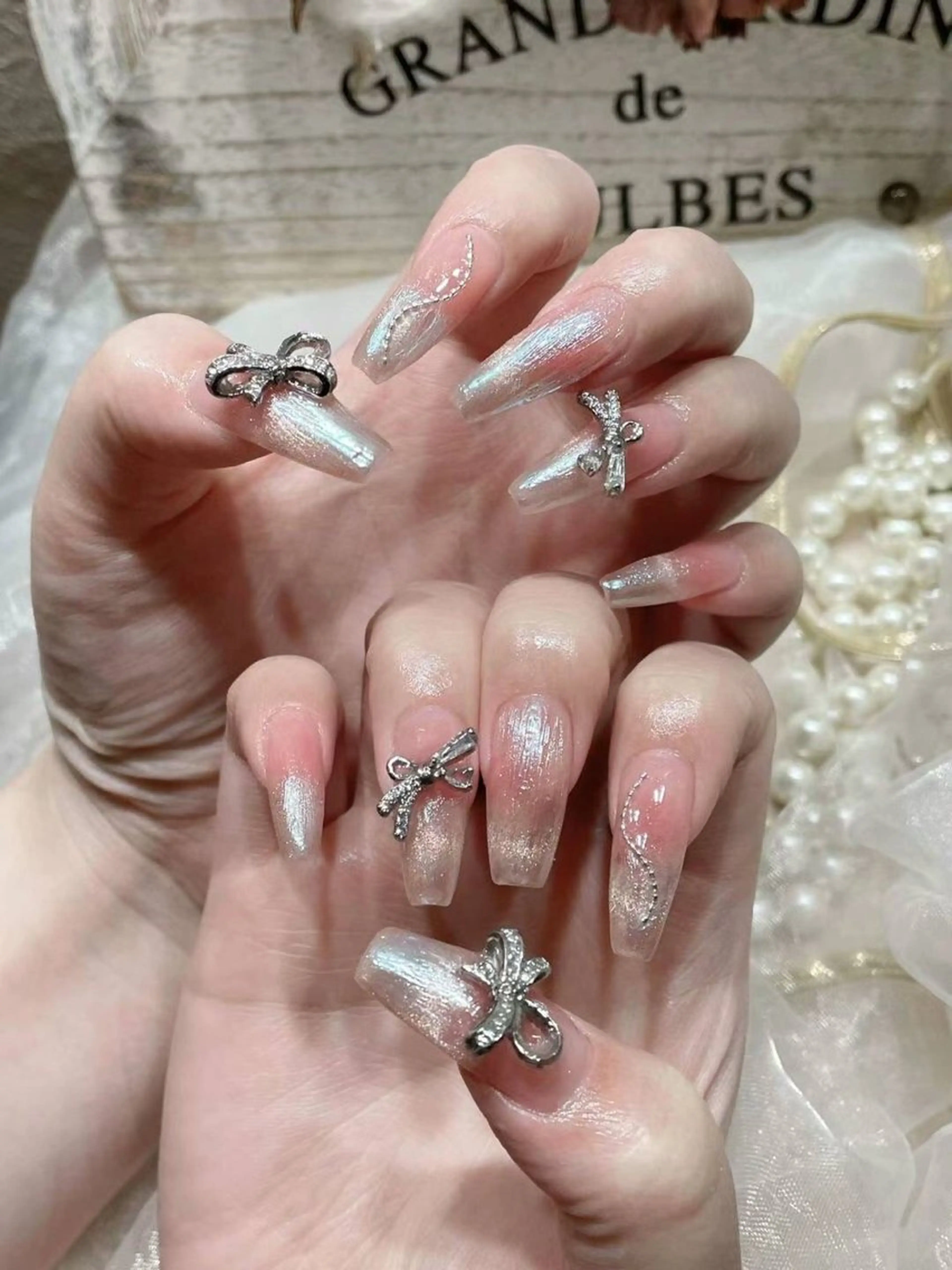 ネイル アートネイル フラワーネイル フットネイル ジェルネイル マグネットネイル babarla Nailのネイルデザイン