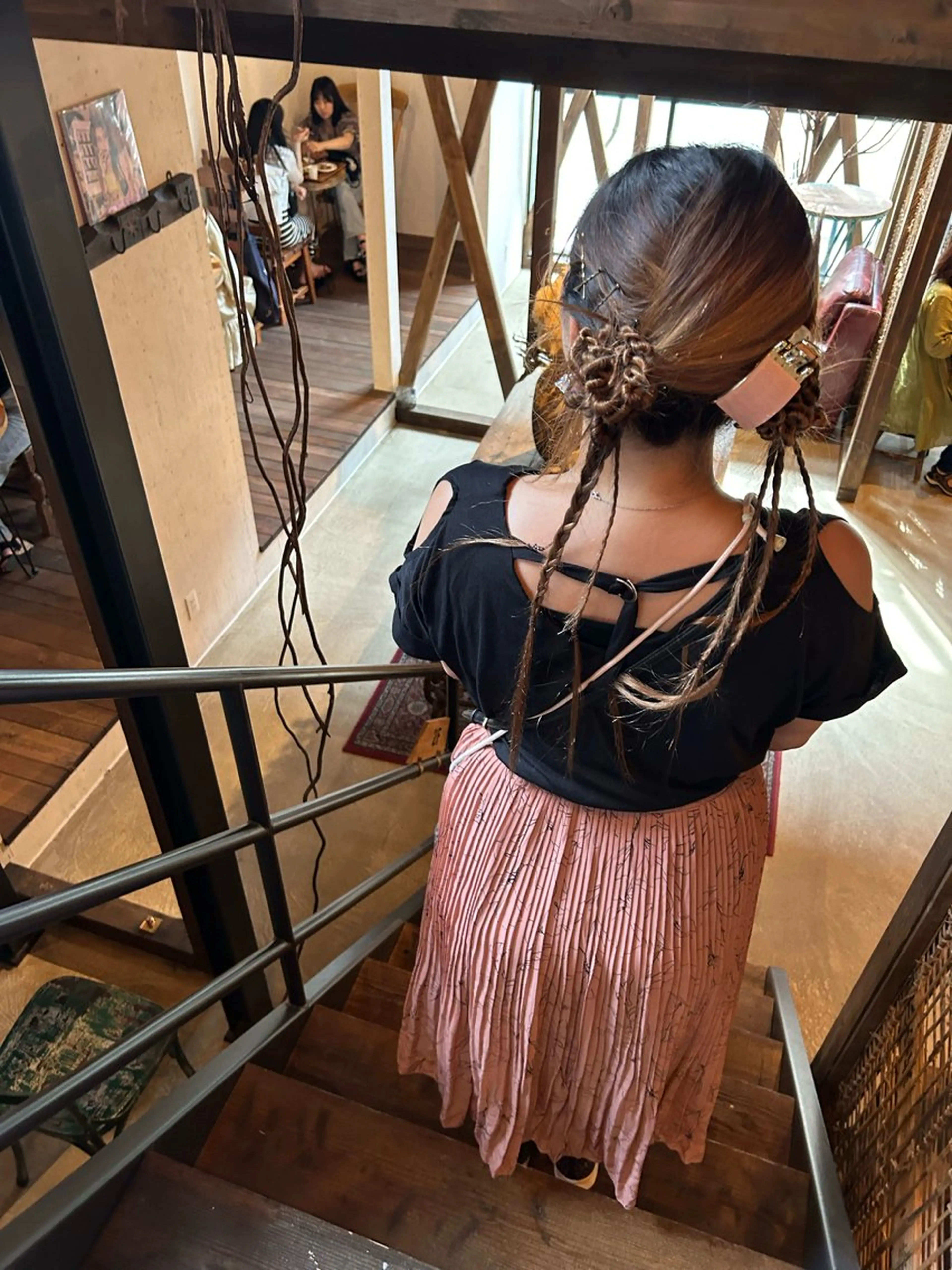 ロング ヘアアレンジ 韓国風ヘア ヘアセット SHANTi 飯塚 ヘアセット/髪質改善のヘアスタイル