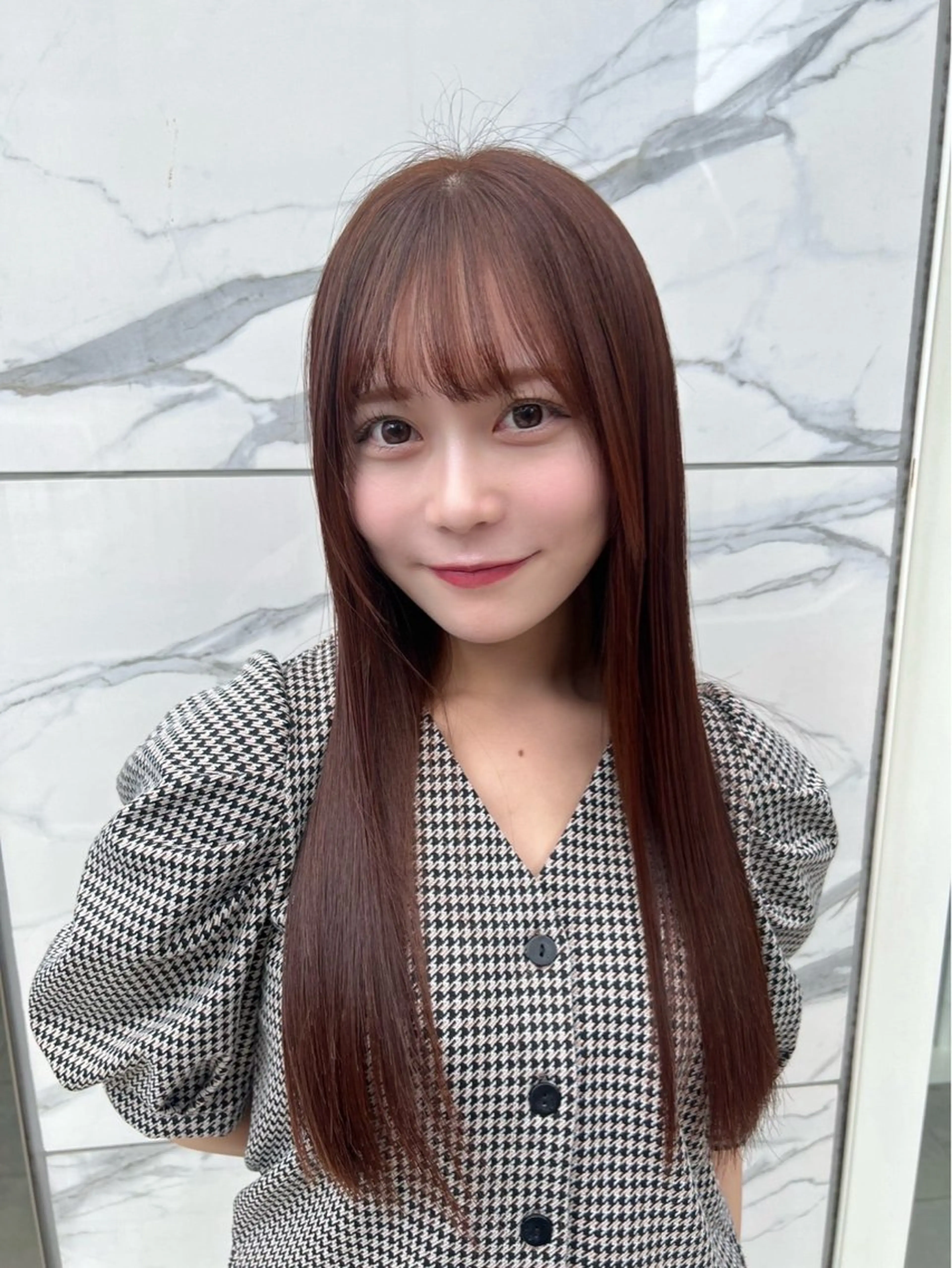 ロング 髪質改善 縮毛矯正/艶カラー Gaiのヘアスタイル