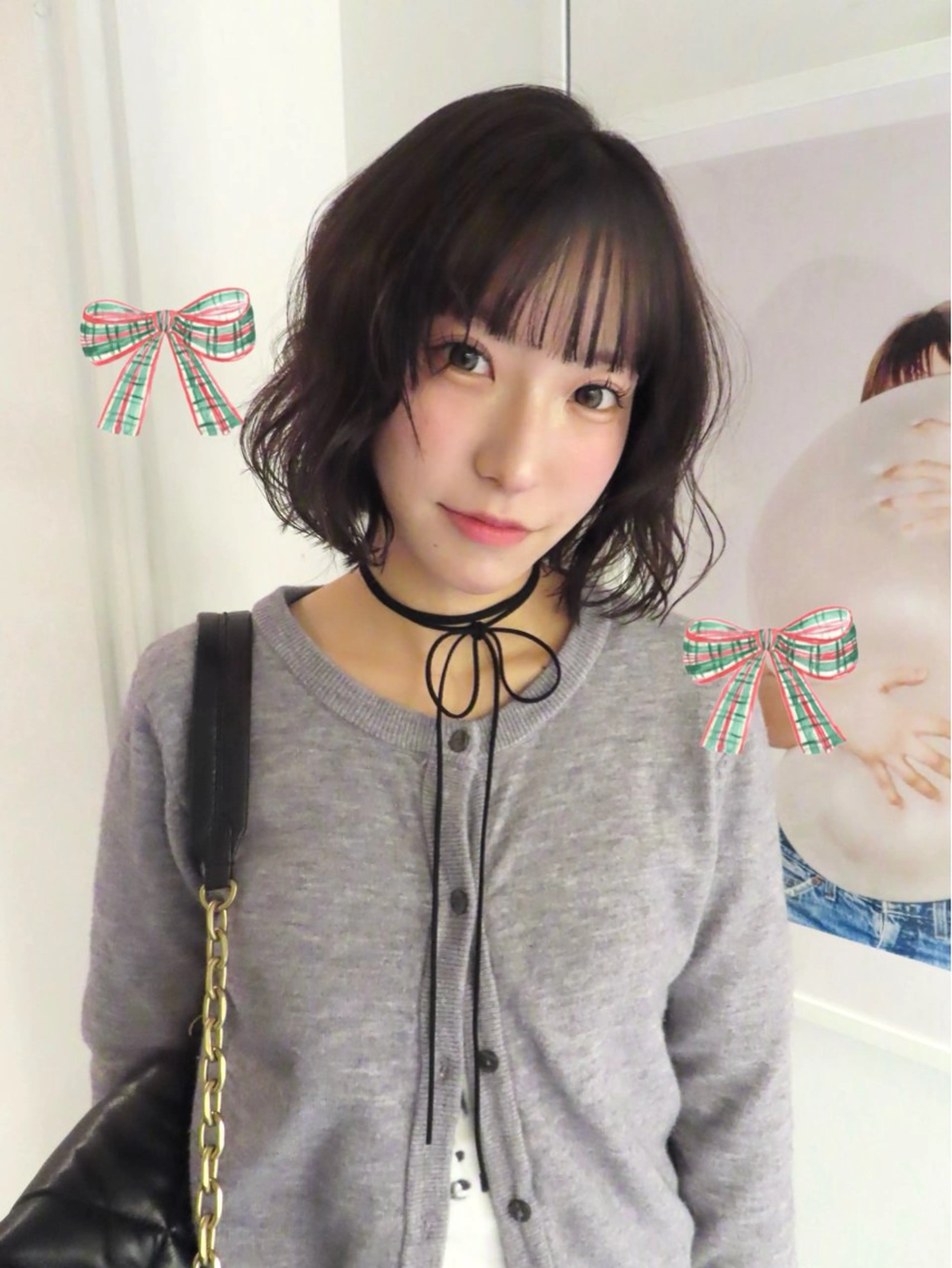 ショート rizu🤎/ ボブ /ブラウンカラーのヘアスタイル