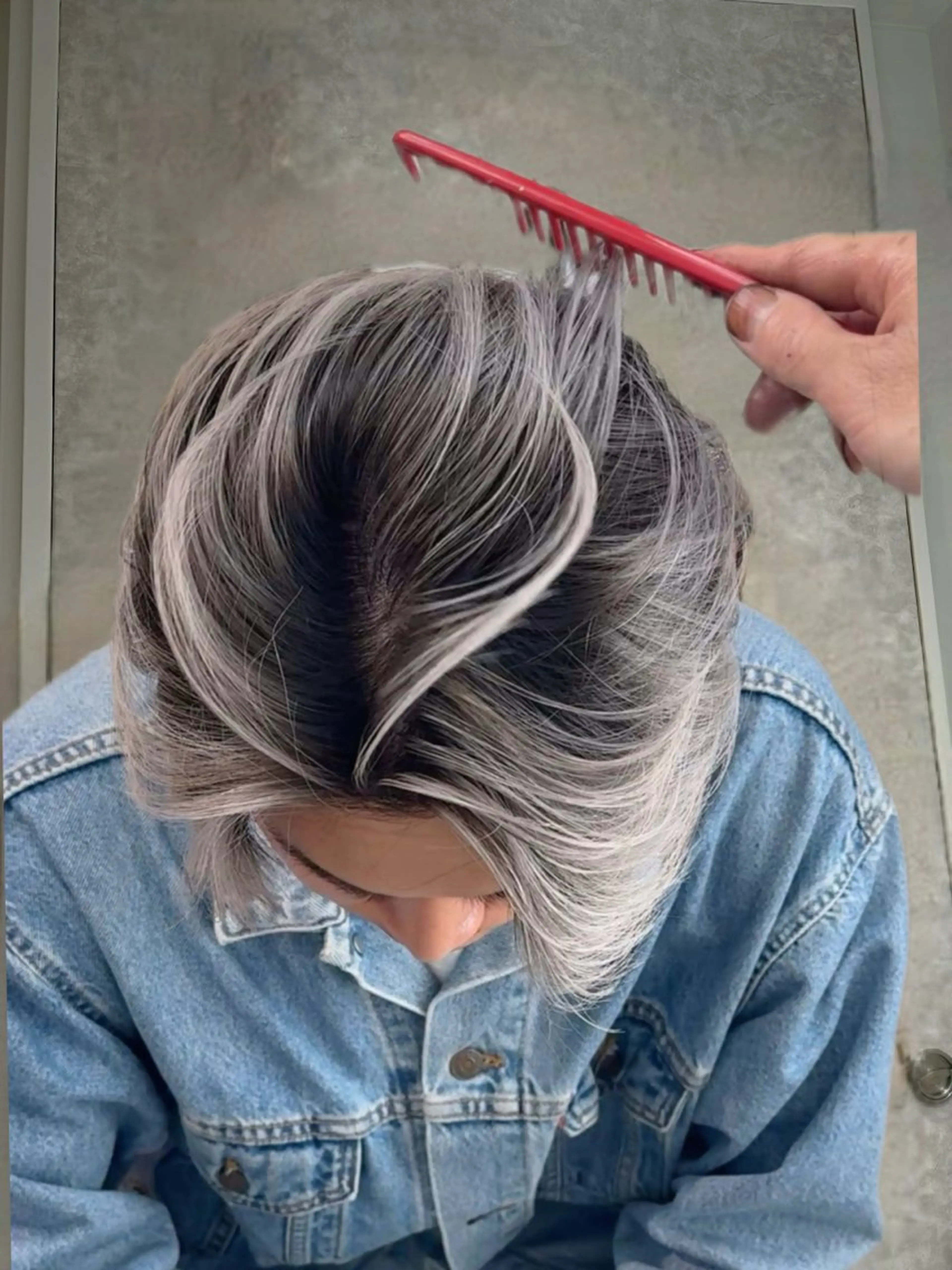 ミディアム ヘアカラー トリートメント ヘアセット ボブ職人/メンズバレ イヤージュ職人のヘアスタイル