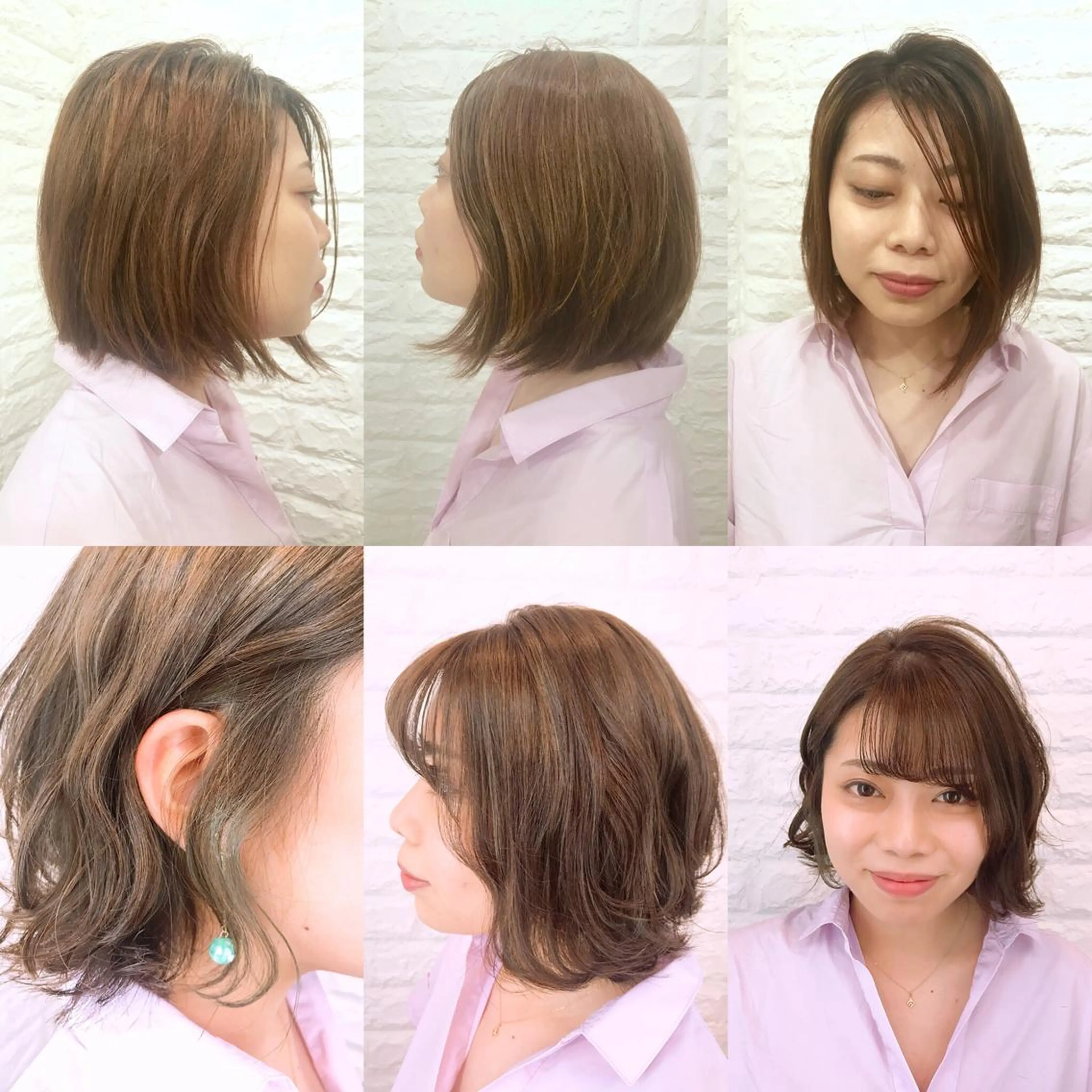 ショート カラー ヘアアレンジ SALOWIN Frente店所属・個室で似合わせ好印象 🧡外山弥千代のヘアスタイル