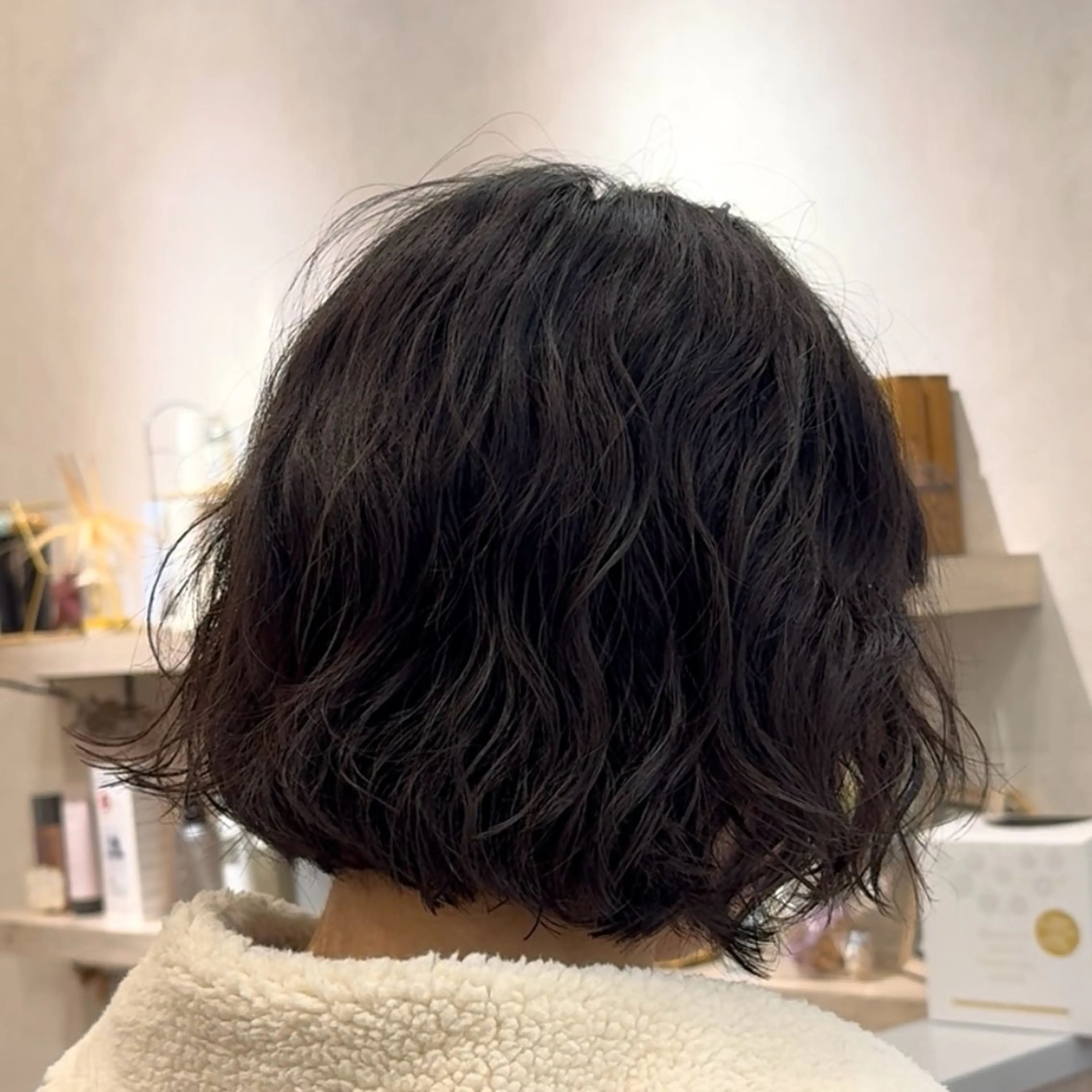 ショート パーマ カット パーマ 大人可愛いhair 🐾🩵HANAのヘアスタイル