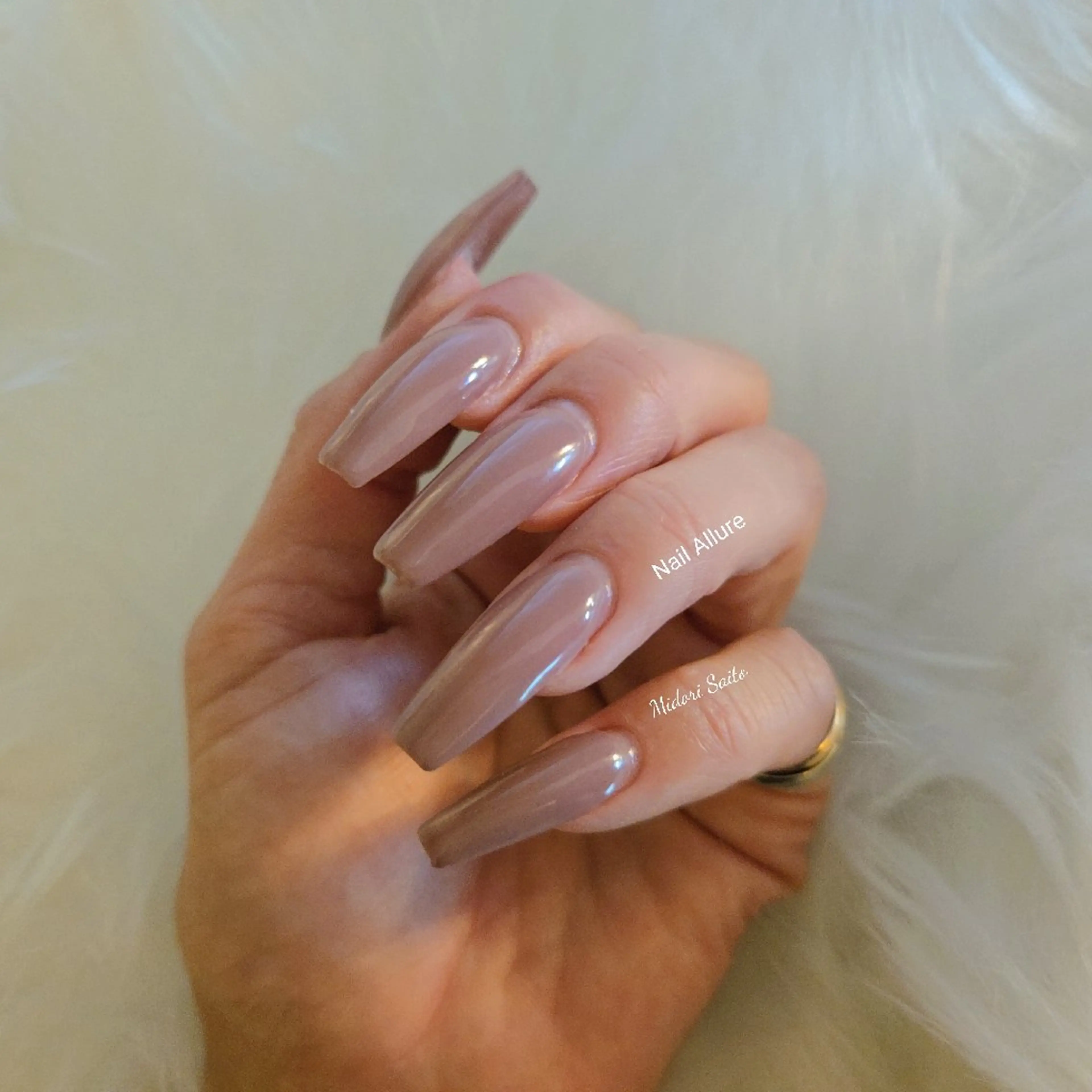 ネイル ジェルネイル ワンカラーネイル スカルプネイル ネイルチップ Nail Allure(ネイル アルーア)所属・Nail Allureのネイルデザイン