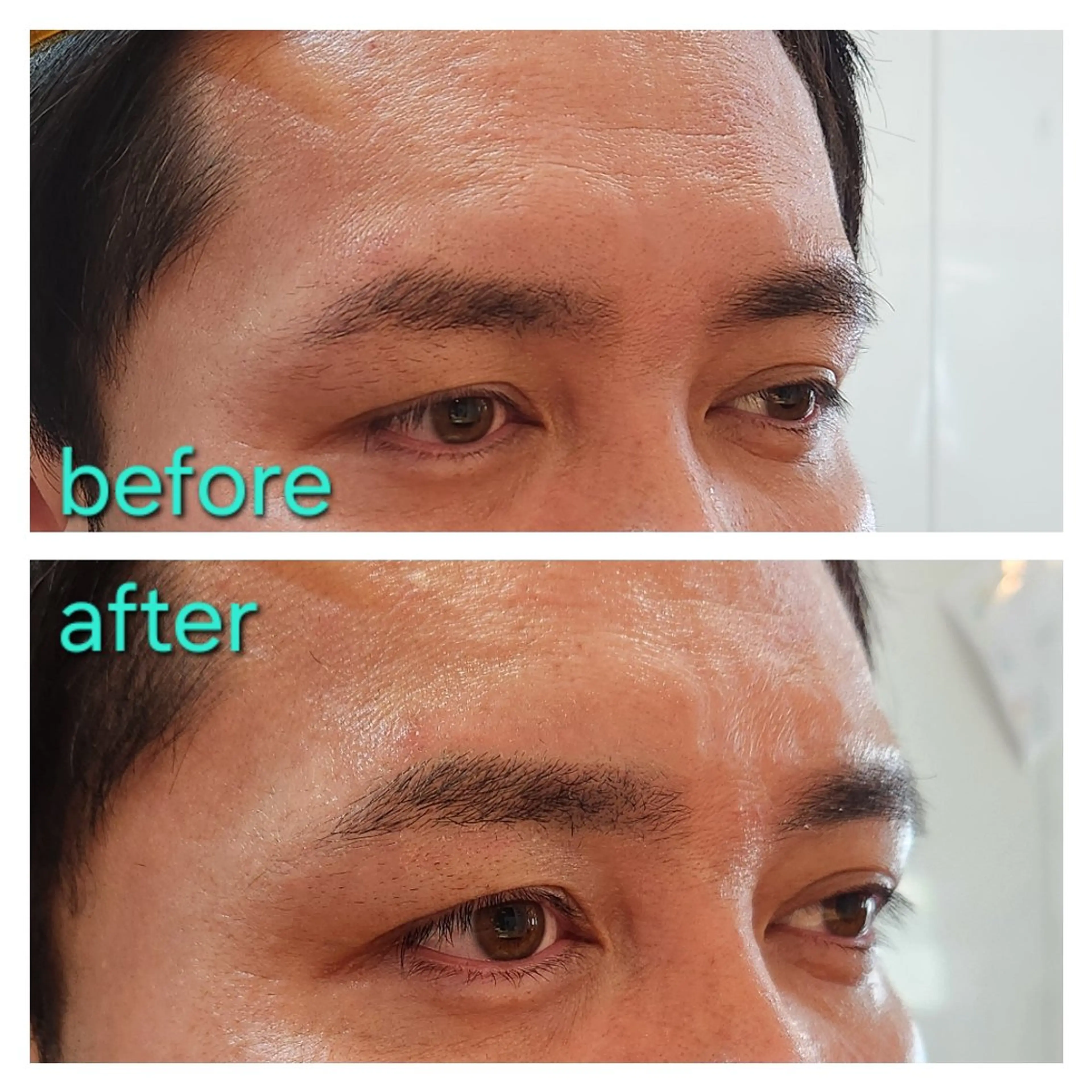 アイブロウ ユウナ/眉ワックス /メンズカットモデルのヘアスタイル