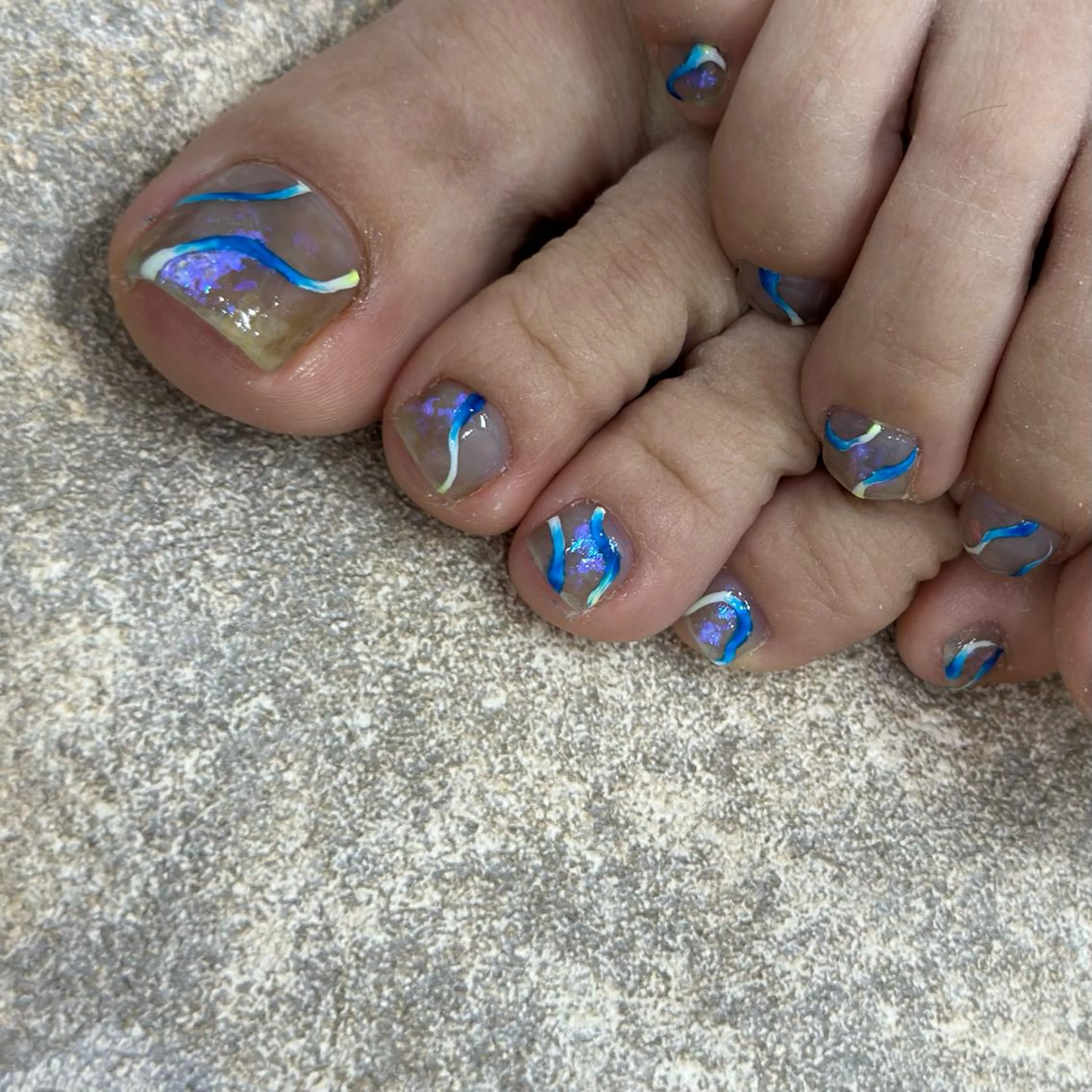 ネイル フットネイル nailsalon ∞ ﾐｶﾅﾙ ∞のネイルデザイン