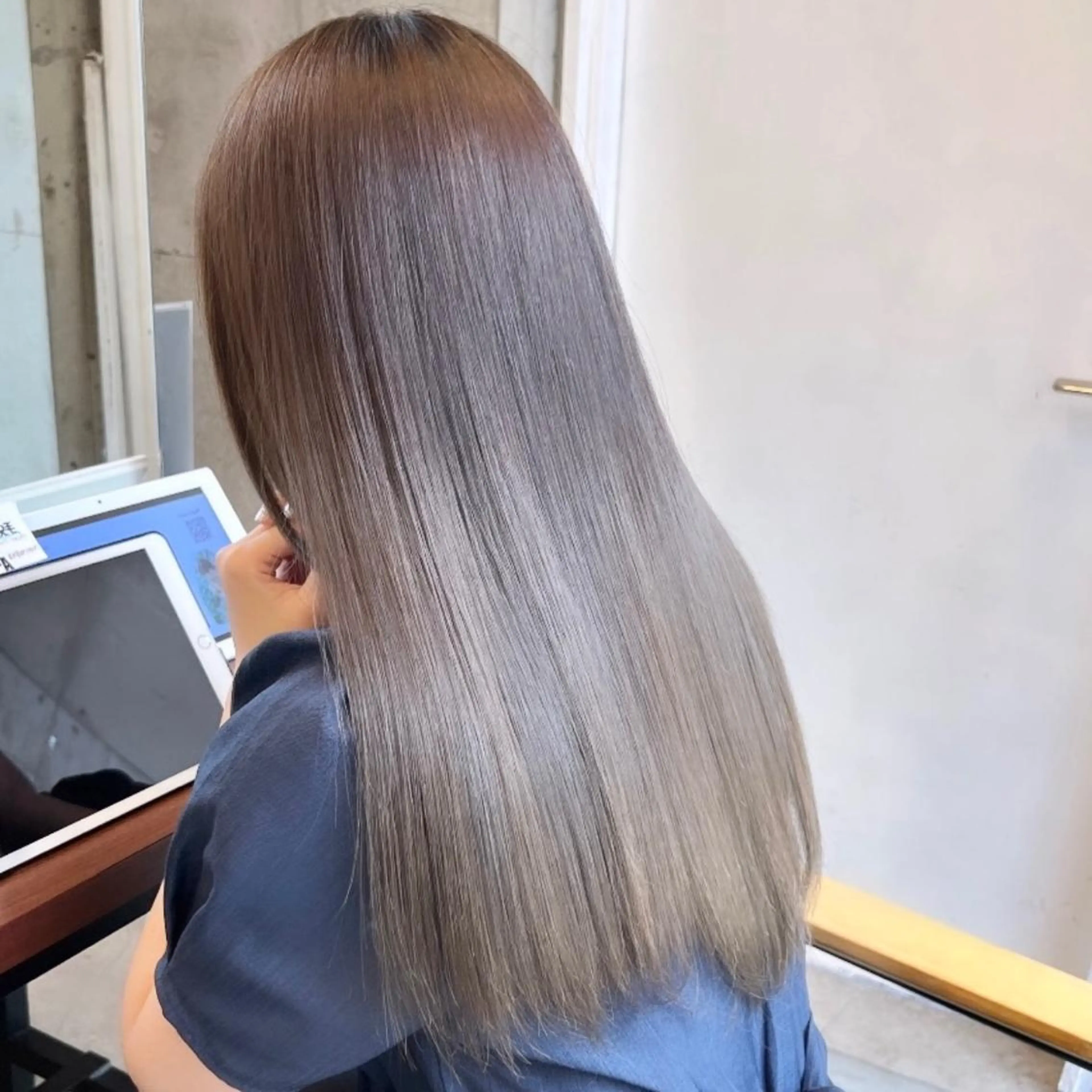 ロング カラー ✨縮毛矯正/髪質改善 錦糸町/松坂拓馬のヘアスタイル