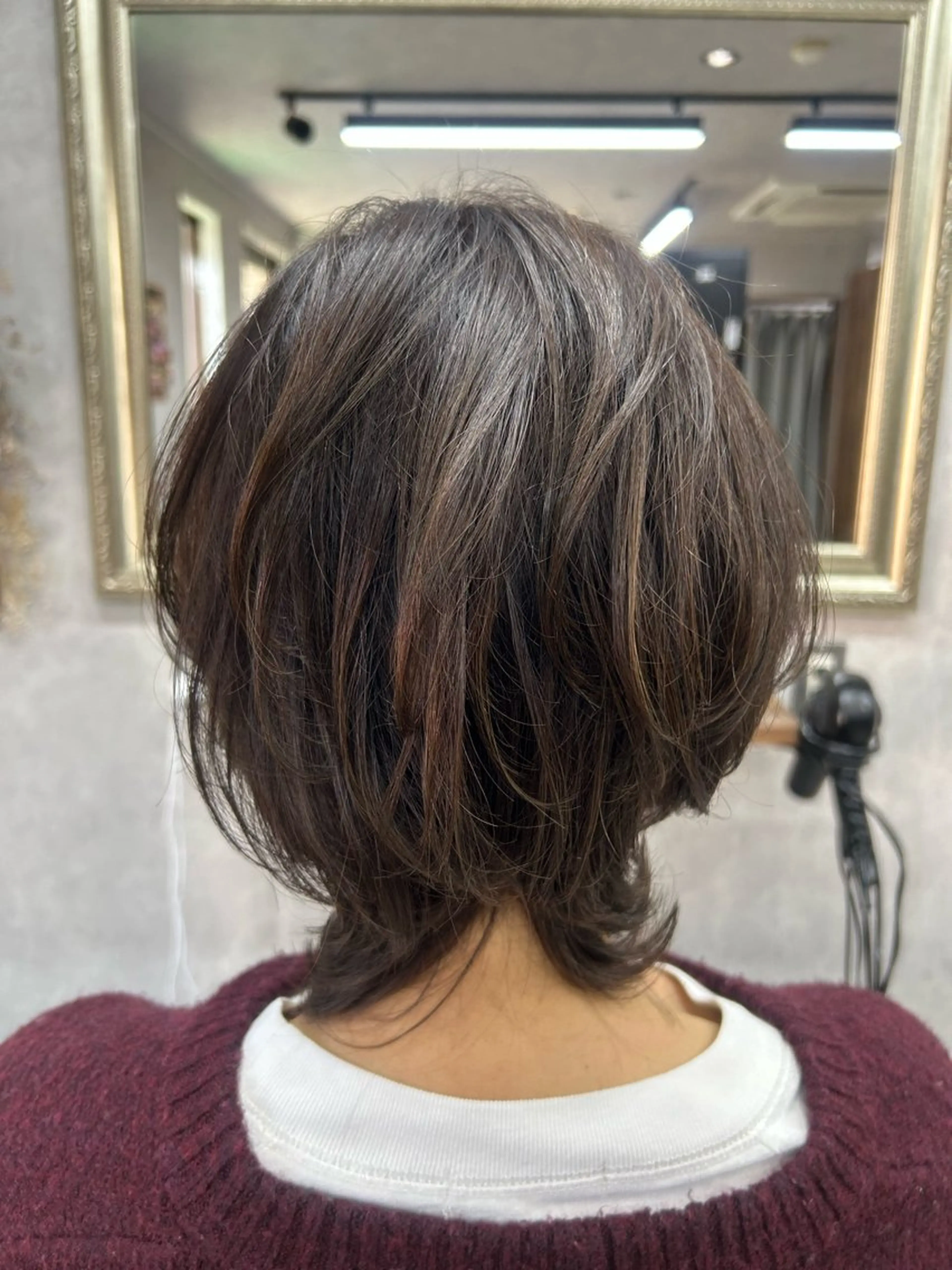 ミディアム カラー Lien 深井店のヘアスタイル