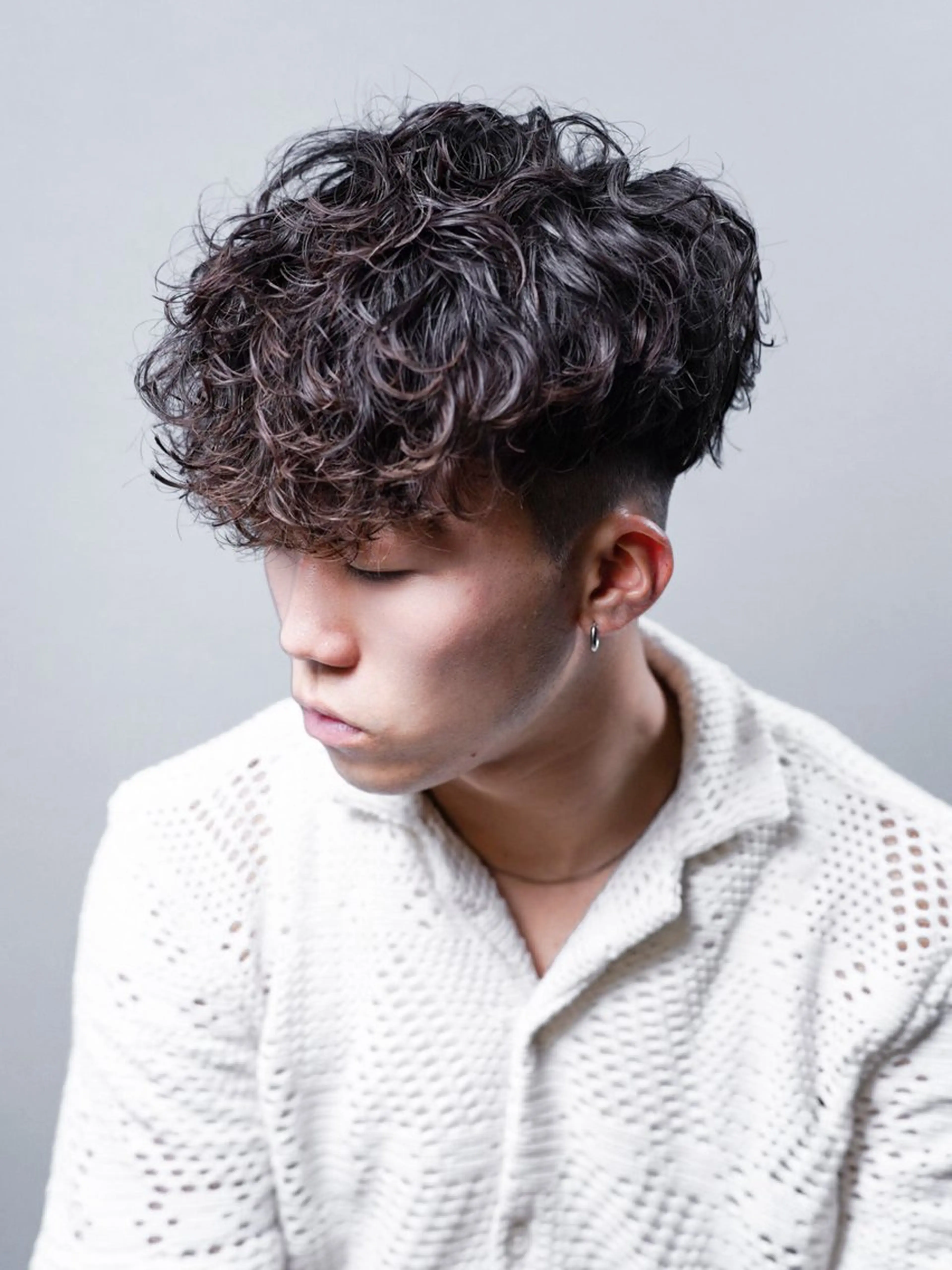 ショート パーマ メンズ スペインカール 【新宿メンズパーマ】 スペシャリスト勝山勇のヘアスタイル