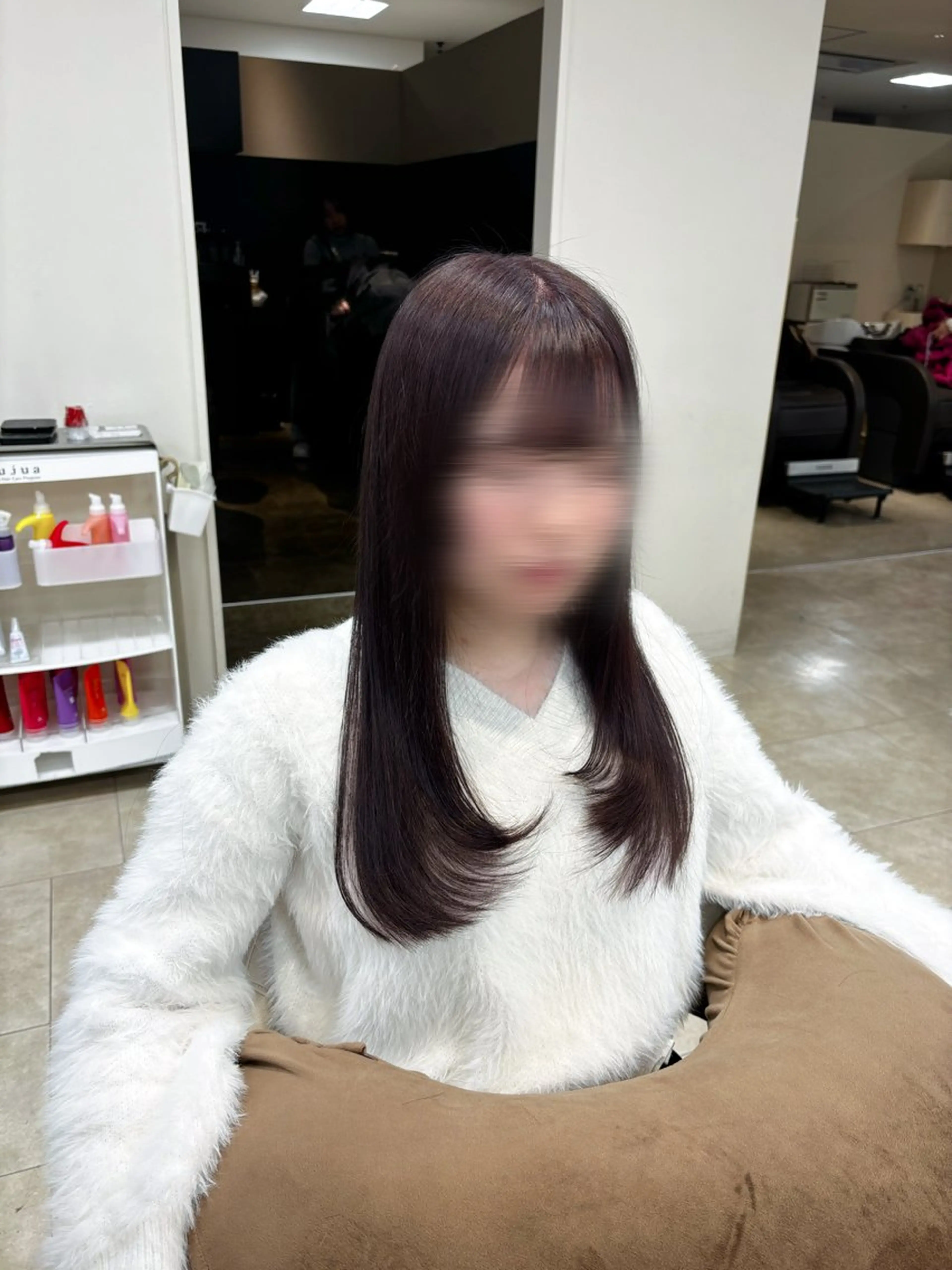 セミロング カラー カット ヘアカラー トリートメント 推し活/韓国/ブリー チカラーminamiのヘアスタイル