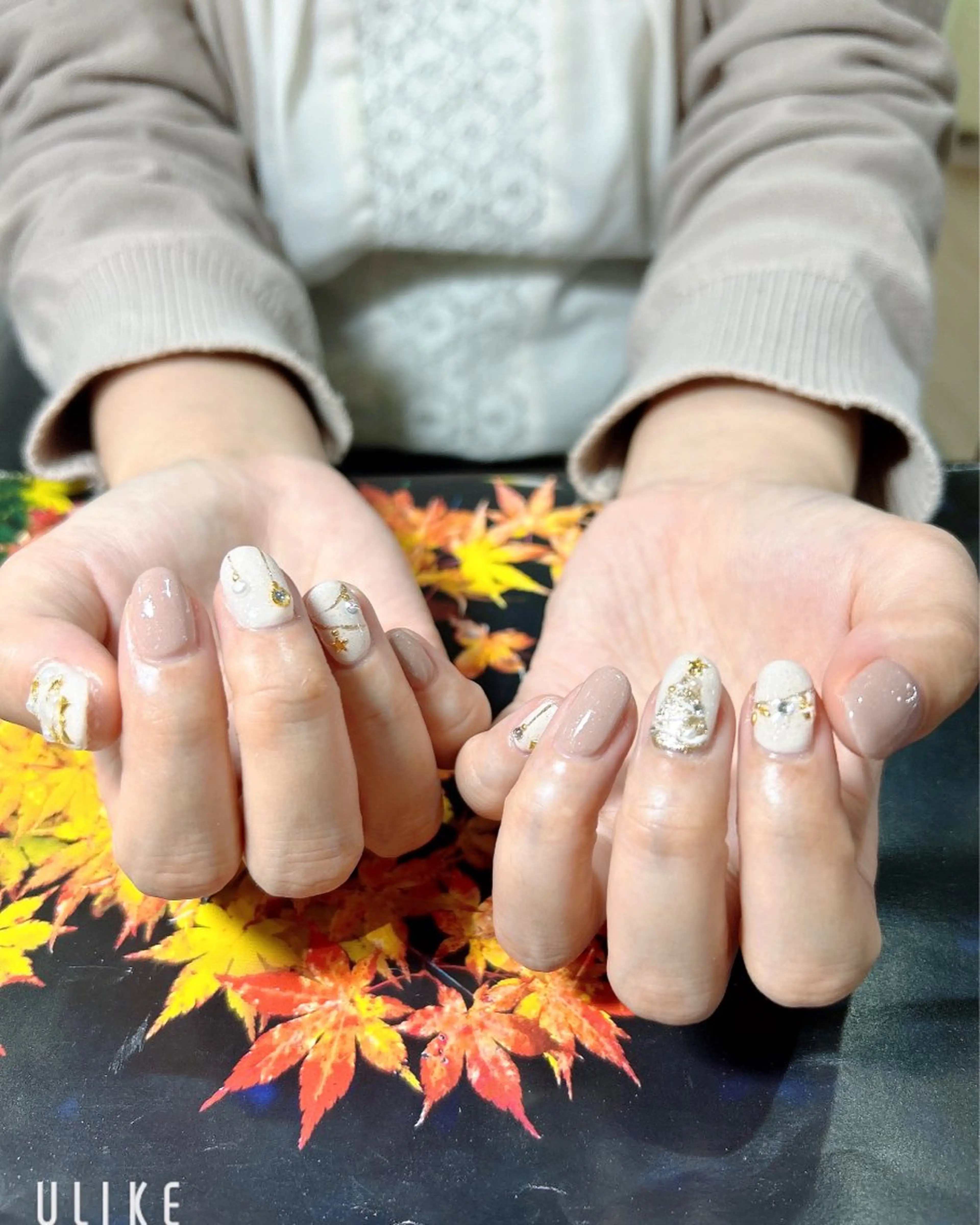 ネイル 冬ネイル クリスマス ハンドネイル 吉野✨ ネイルデザイナー✨のネイルデザイン