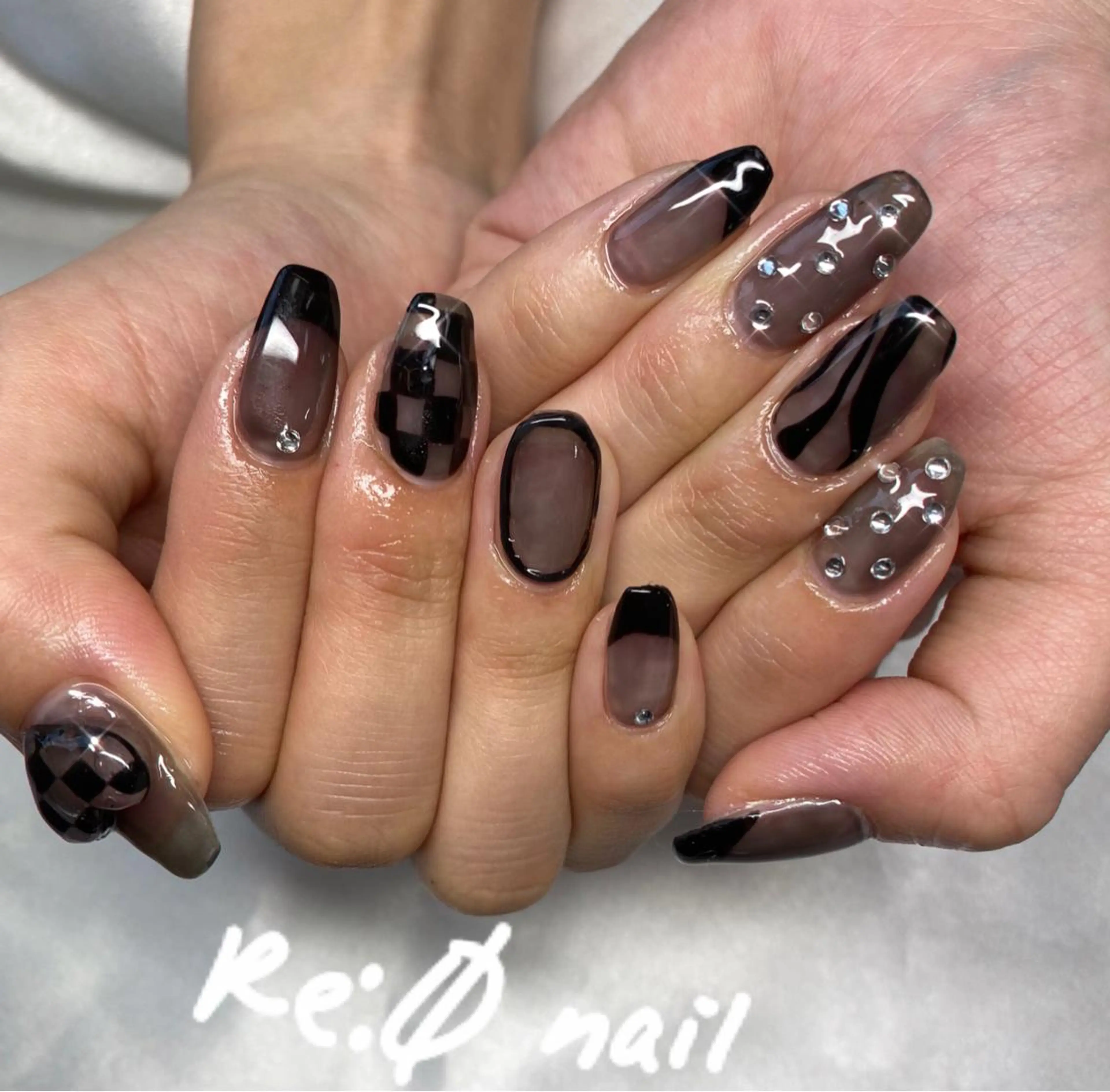 ネイル ハンドネイル Re:Ø nail 🩵TSUJIのネイルデザイン
