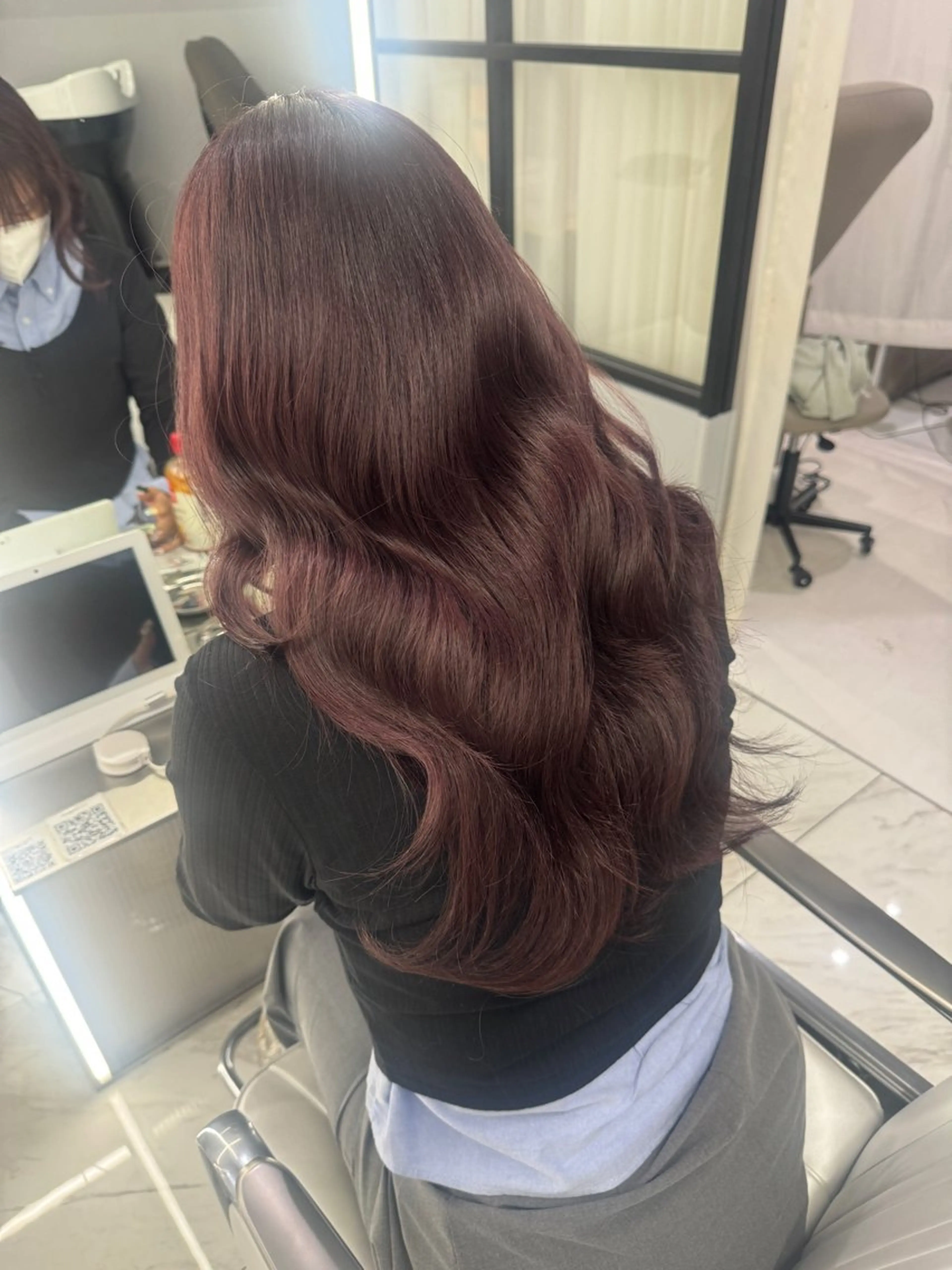 ロング カラー 艶 ケアブリーチ 🎀🩵RISAのヘアスタイル