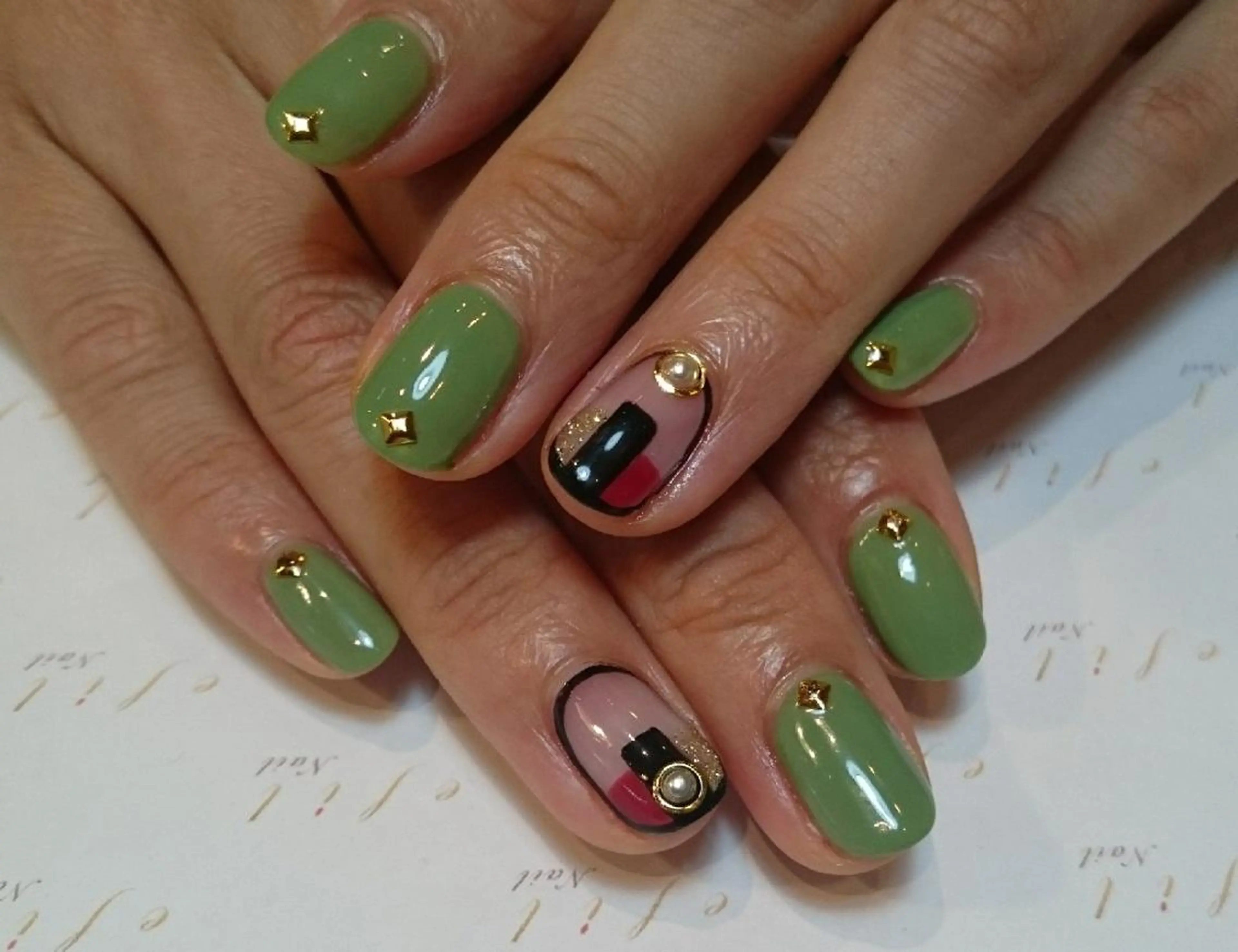 ネイル アートネイル みー shakushiroのネイルデザイン