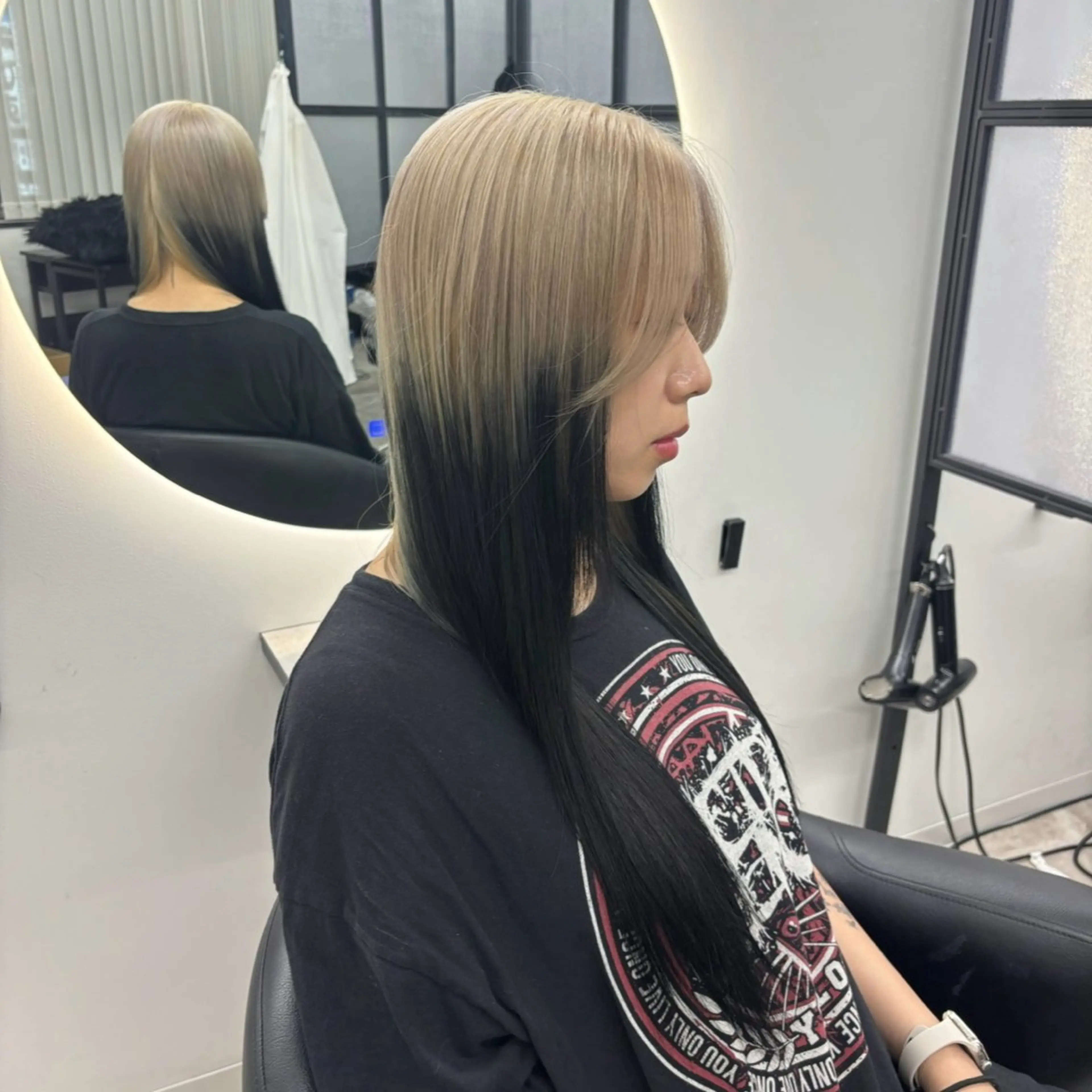 ロング カラー ヘアカラー Ren. 🦋デザインカラーのヘアスタイル