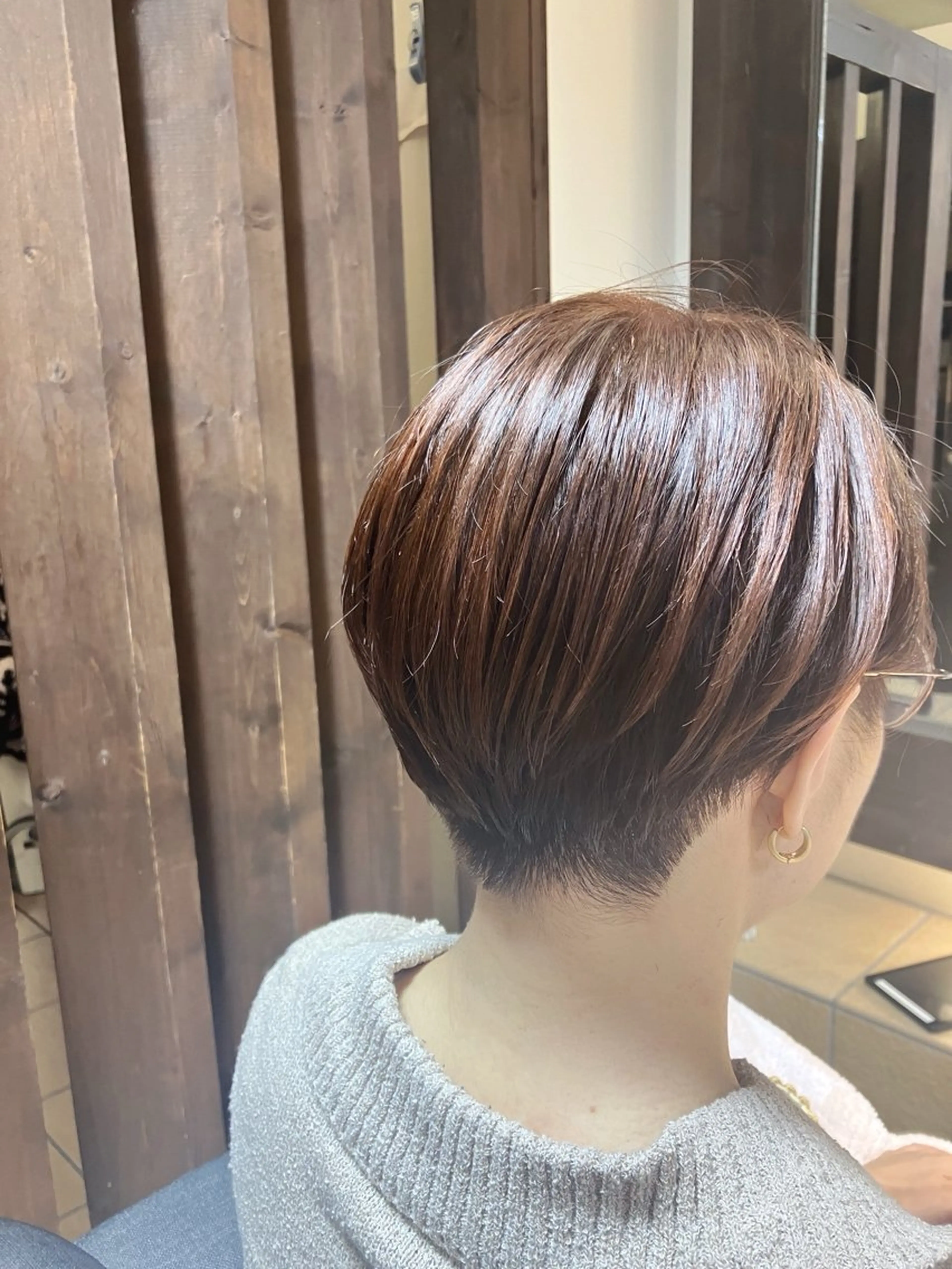 カラー カット ヘアカラー トリートメント 奥谷 美代子のヘアスタイル