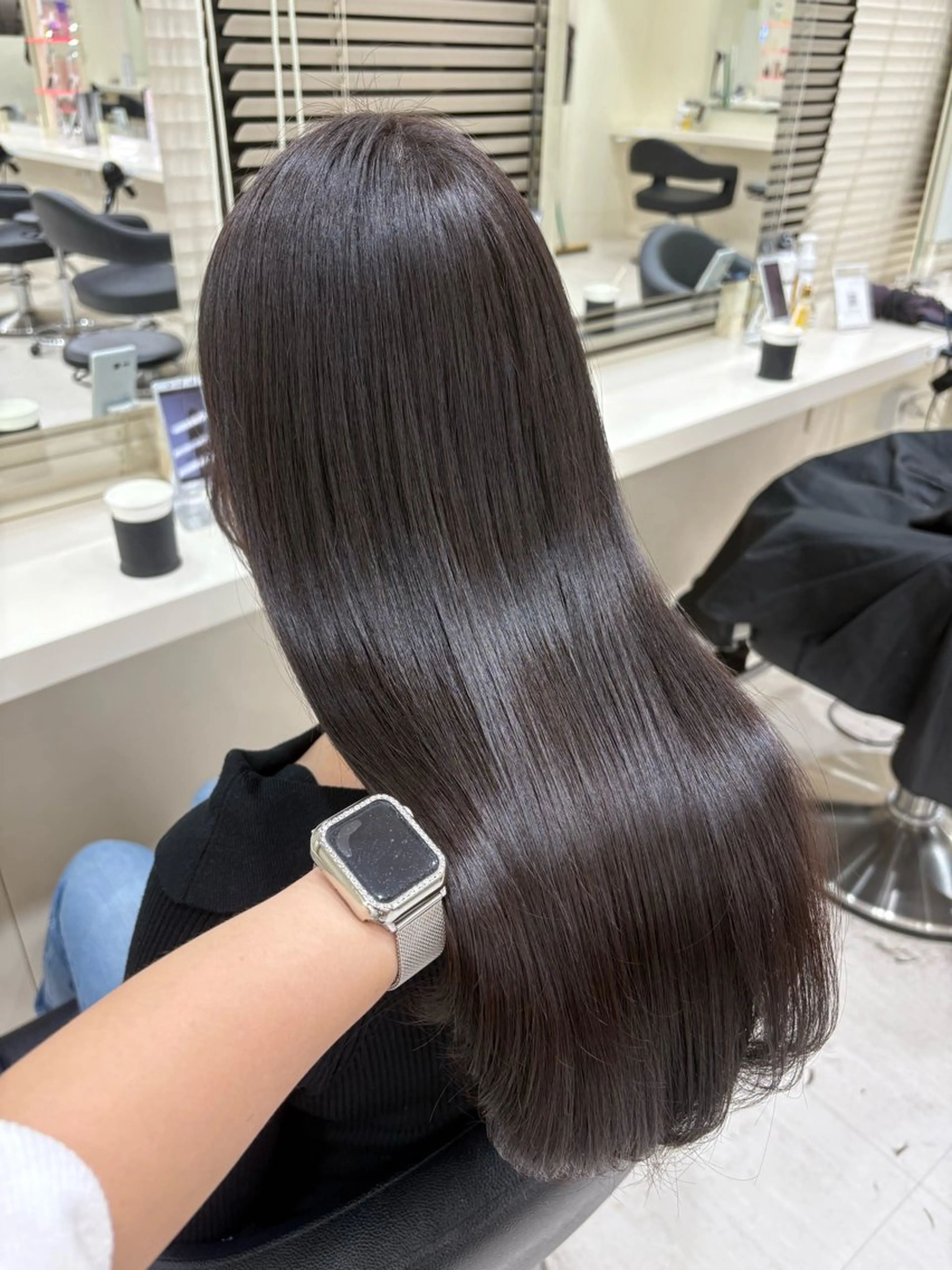 ロング カラー ヘアカラー 💟RINNA 艶カラー💟のヘアスタイル