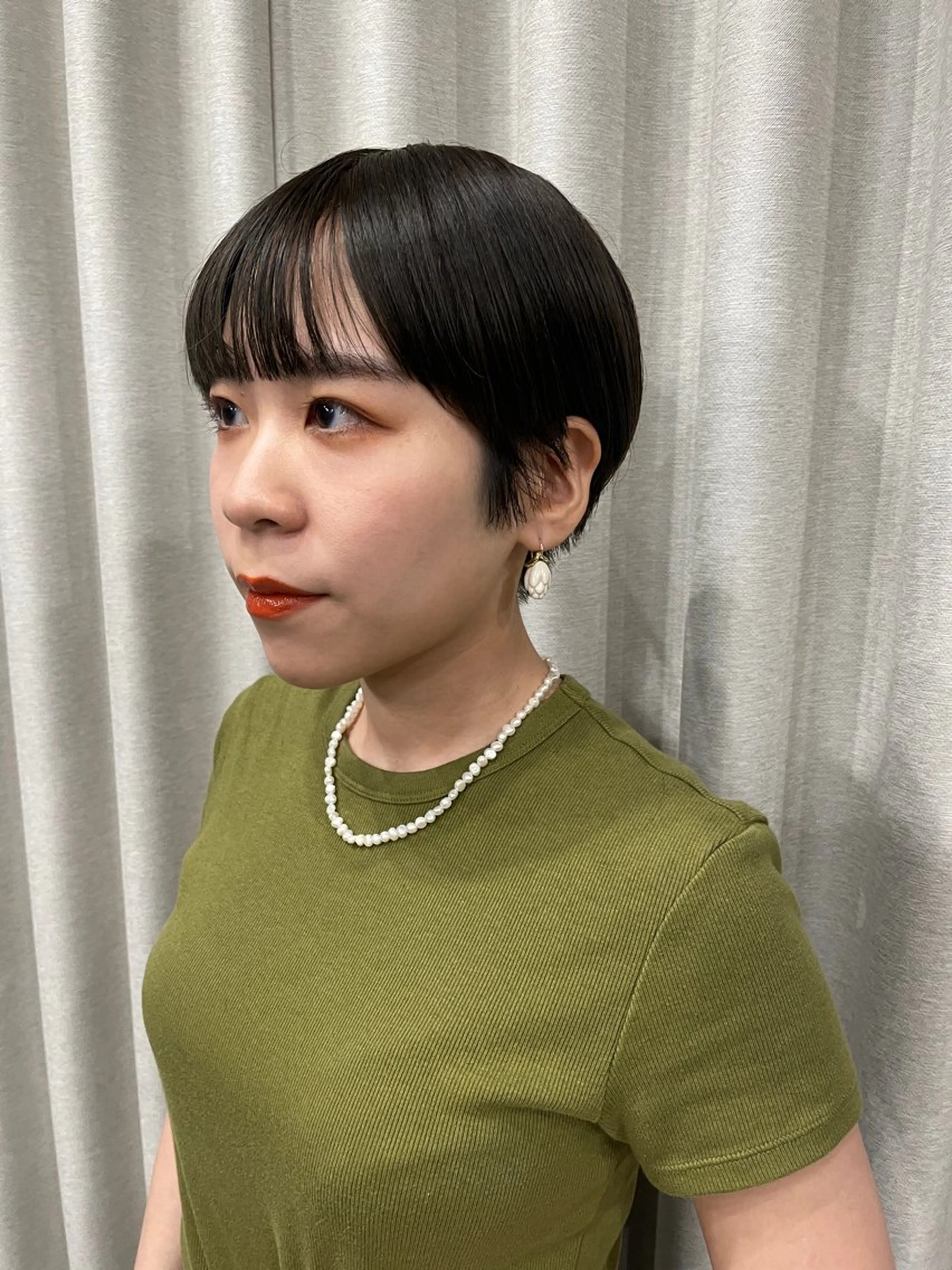 ショート カラー カット ヘアカラー トリートメント 表参道🌿赤み消し カラー/チナツのヘアスタイル