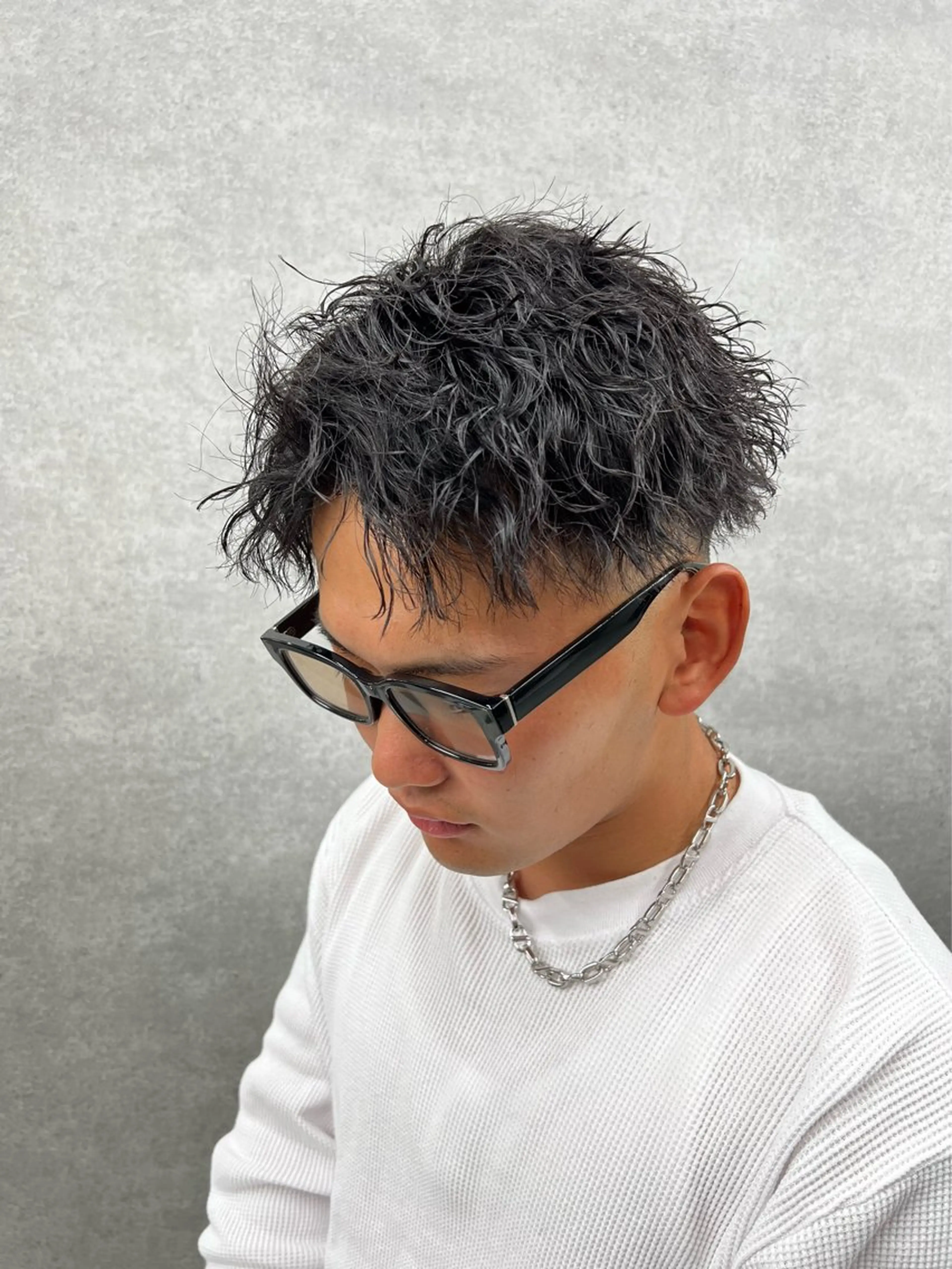 パーマ メンズ カット パーマ トリートメント ヘッドスパ ヘアセット 新世代パーマ⚡️ の達人トモ⚡️のヘアスタイル