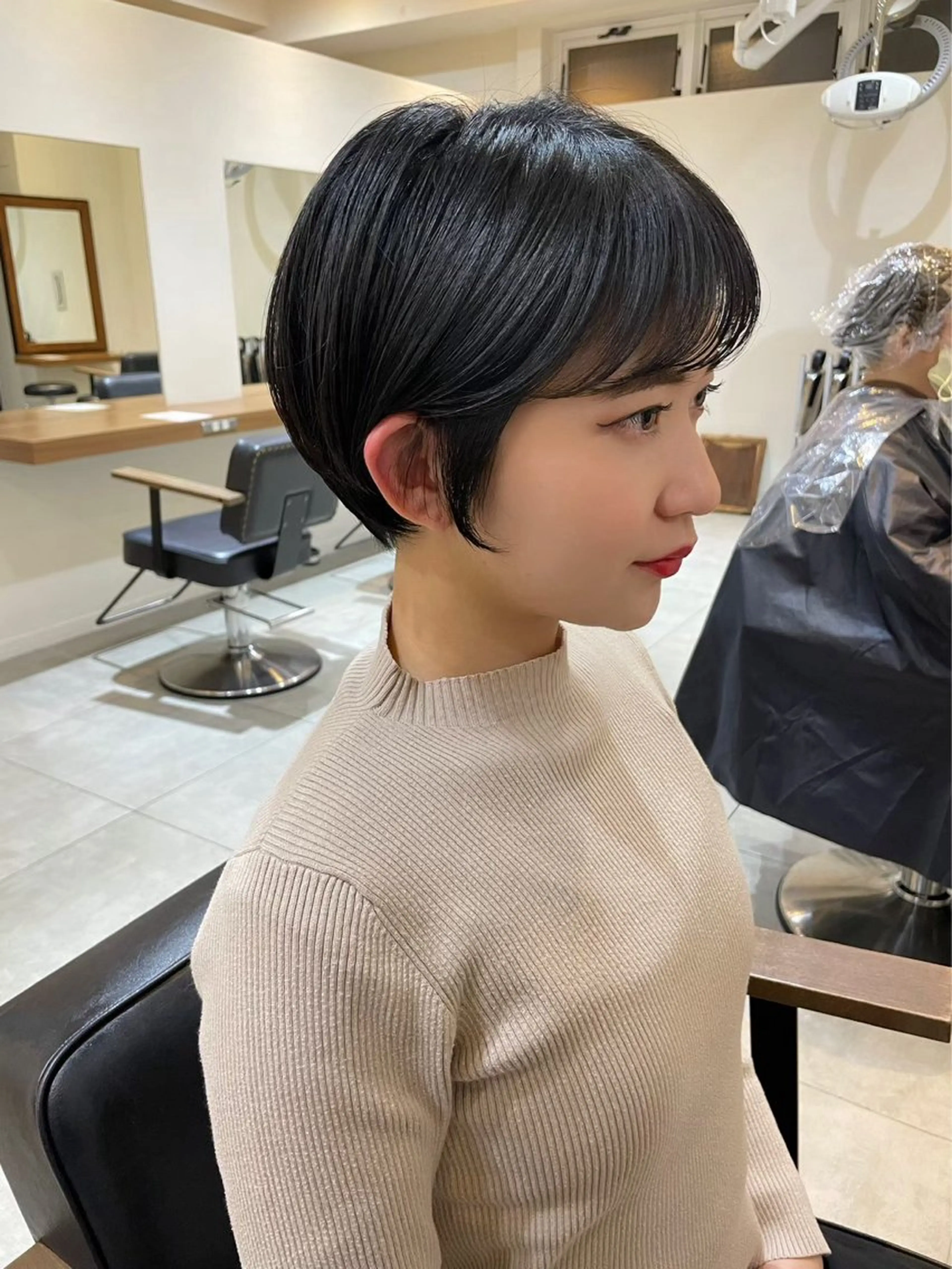 ショート カラー 無料カット/ ショート特化/表参道のヘアスタイル