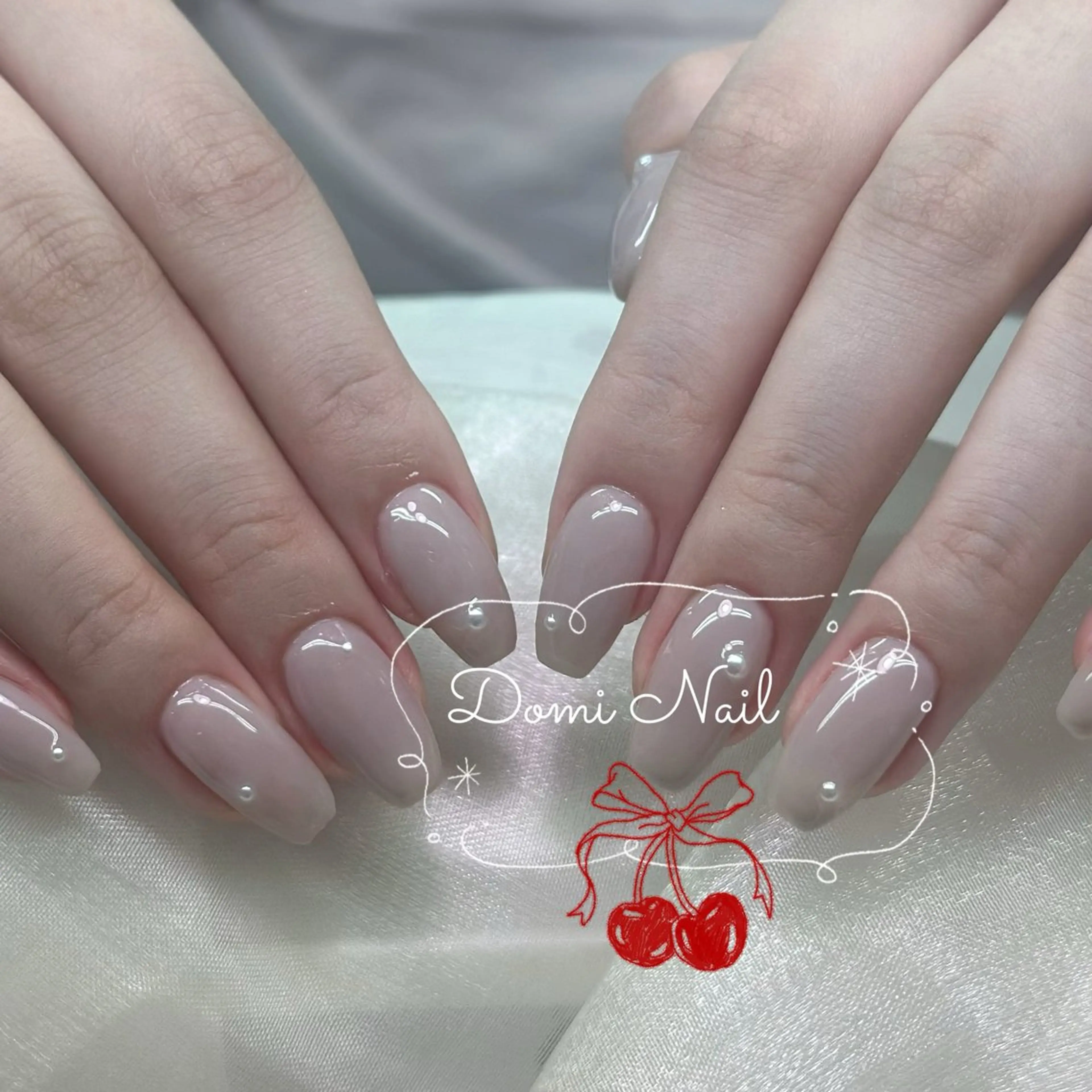 ネイル ワンカラーネイル シンプルネイル ハンドネイル Domi Nail Salonのネイルデザイン
