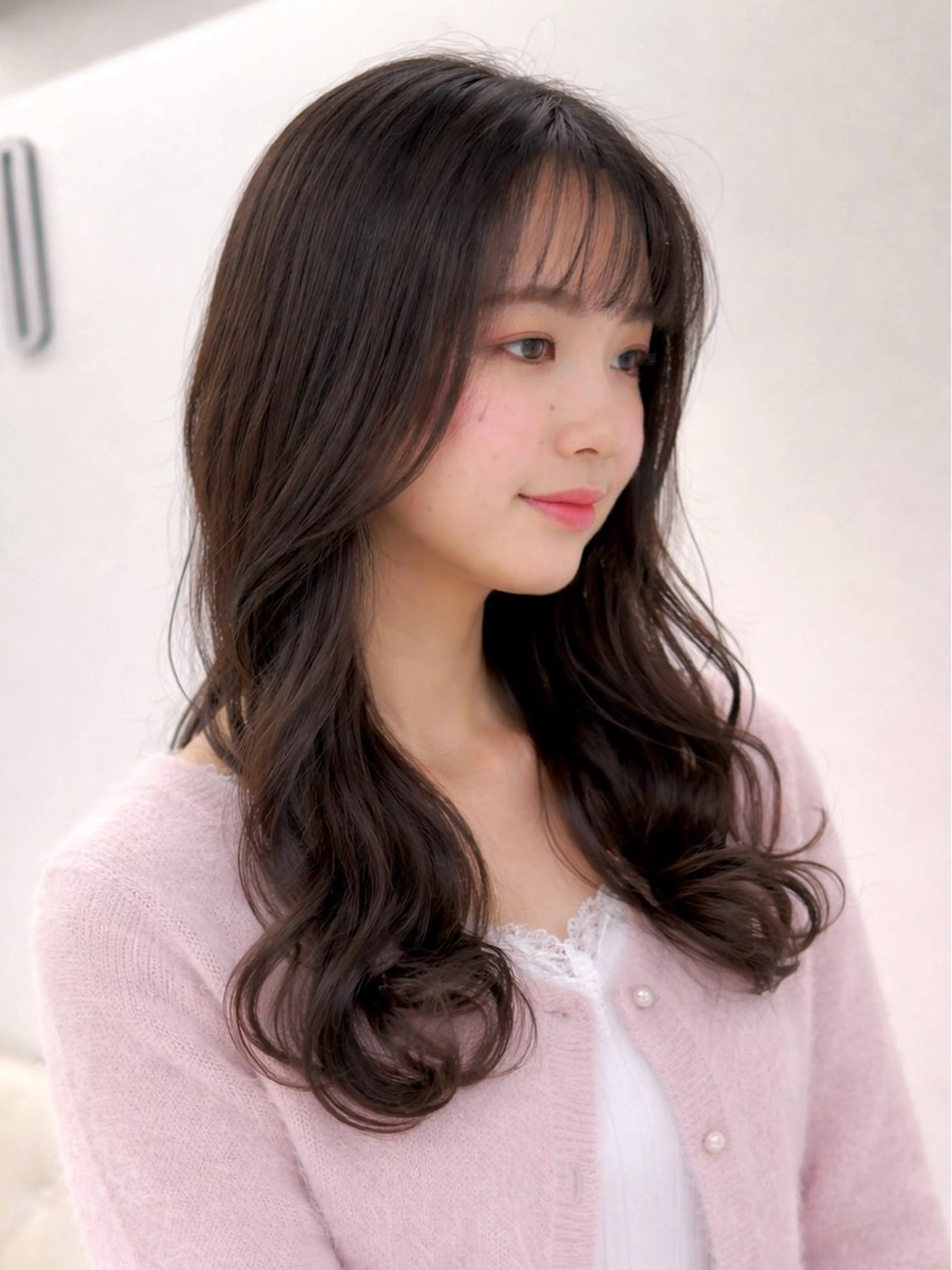 ロング パーマ ロング デジタルパーマ ニュアンスパーマ カット パーマ トリートメント コテ巻き風パーマ 藤澤　知彌のヘアスタイル