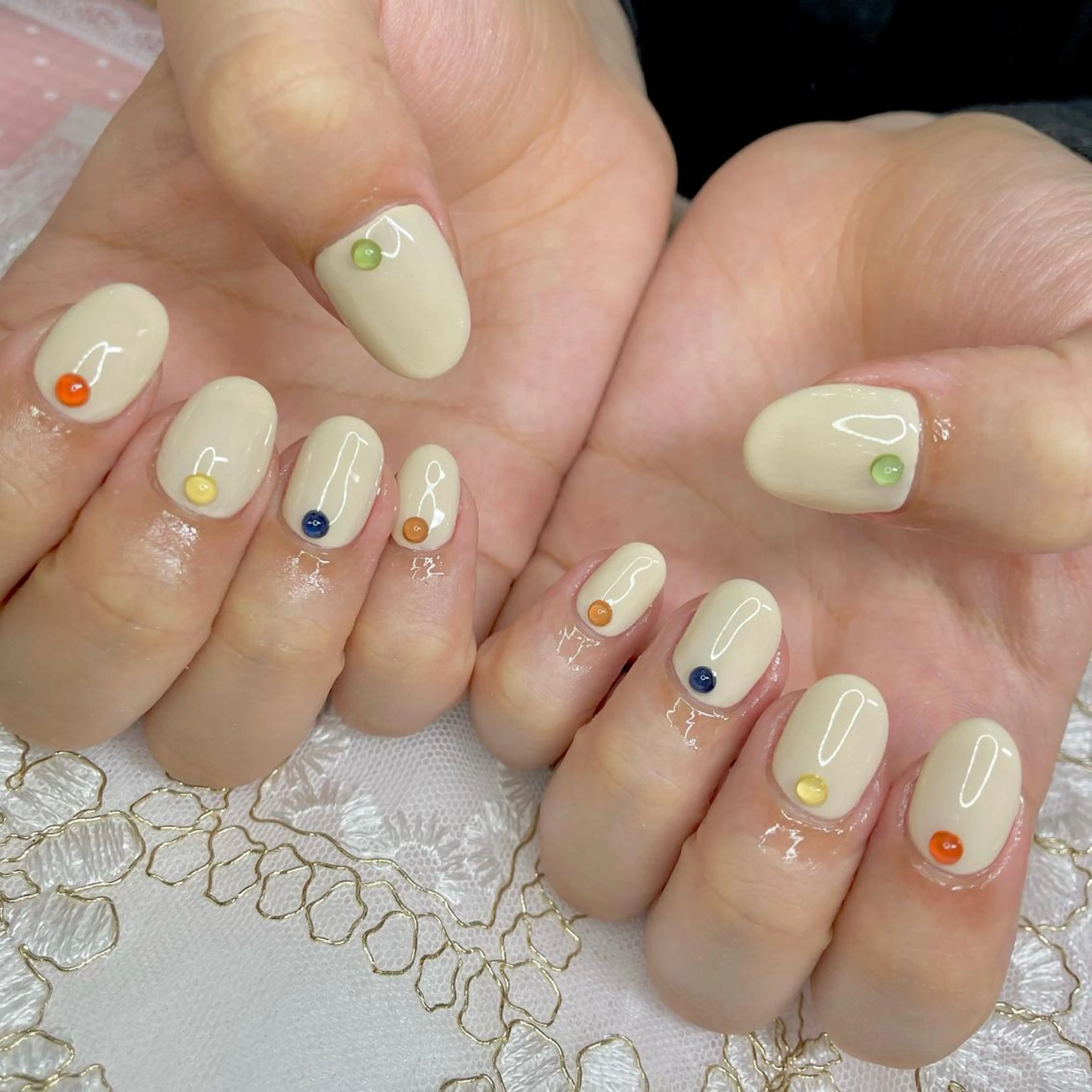 ネイル アートネイル オーロラネイル ジェルネイル 持ち込み ニュアンスネイル J terrace Nailのネイルデザイン