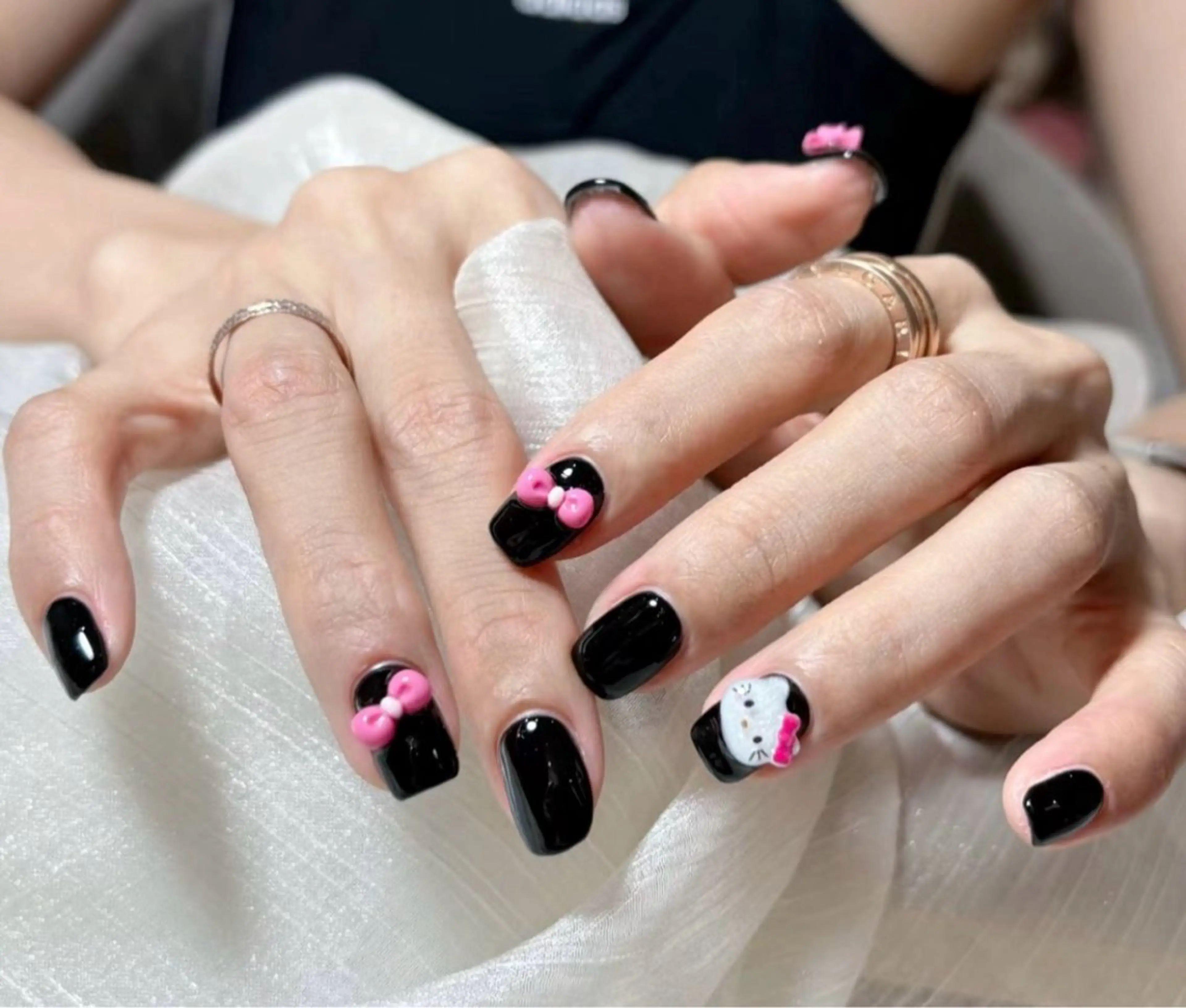 ネイル コネコネイルサロン モデル用のネイルデザイン