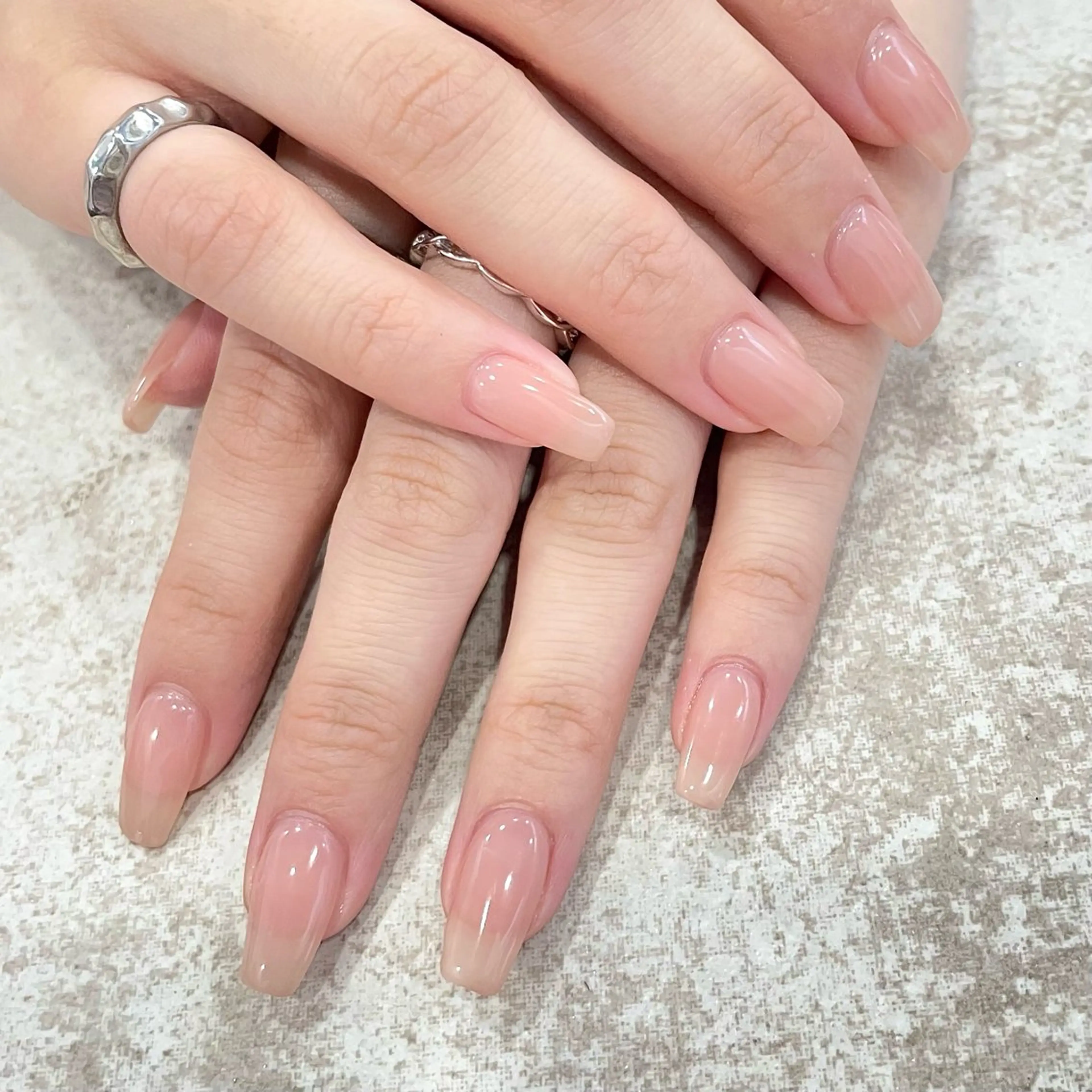 ネイル ピンク nailsalon amity🌿池田のネイルデザイン