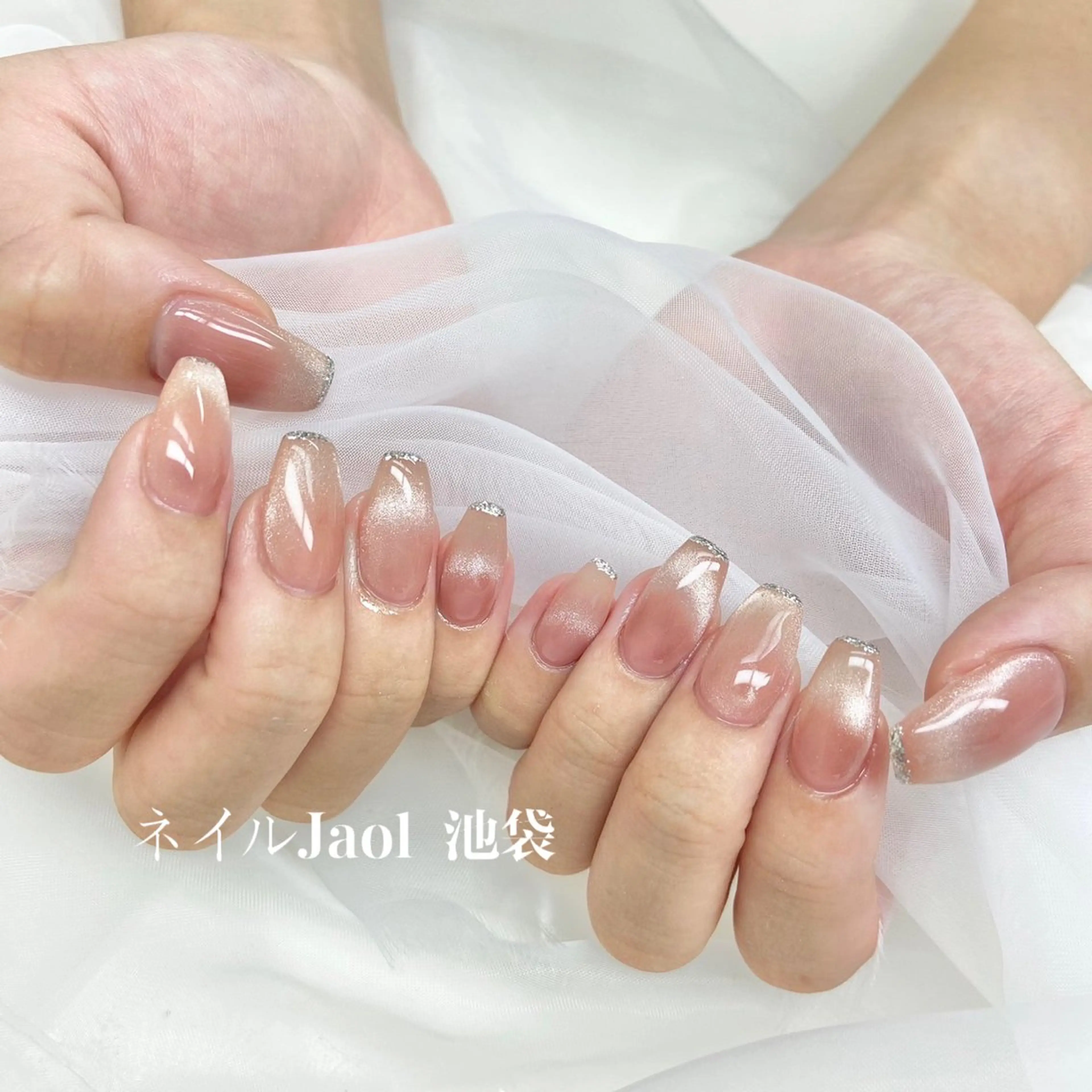 ミディアム ハンドネイル nail jaol池袋店所属・ネイルJaol 池袋のネイルデザイン