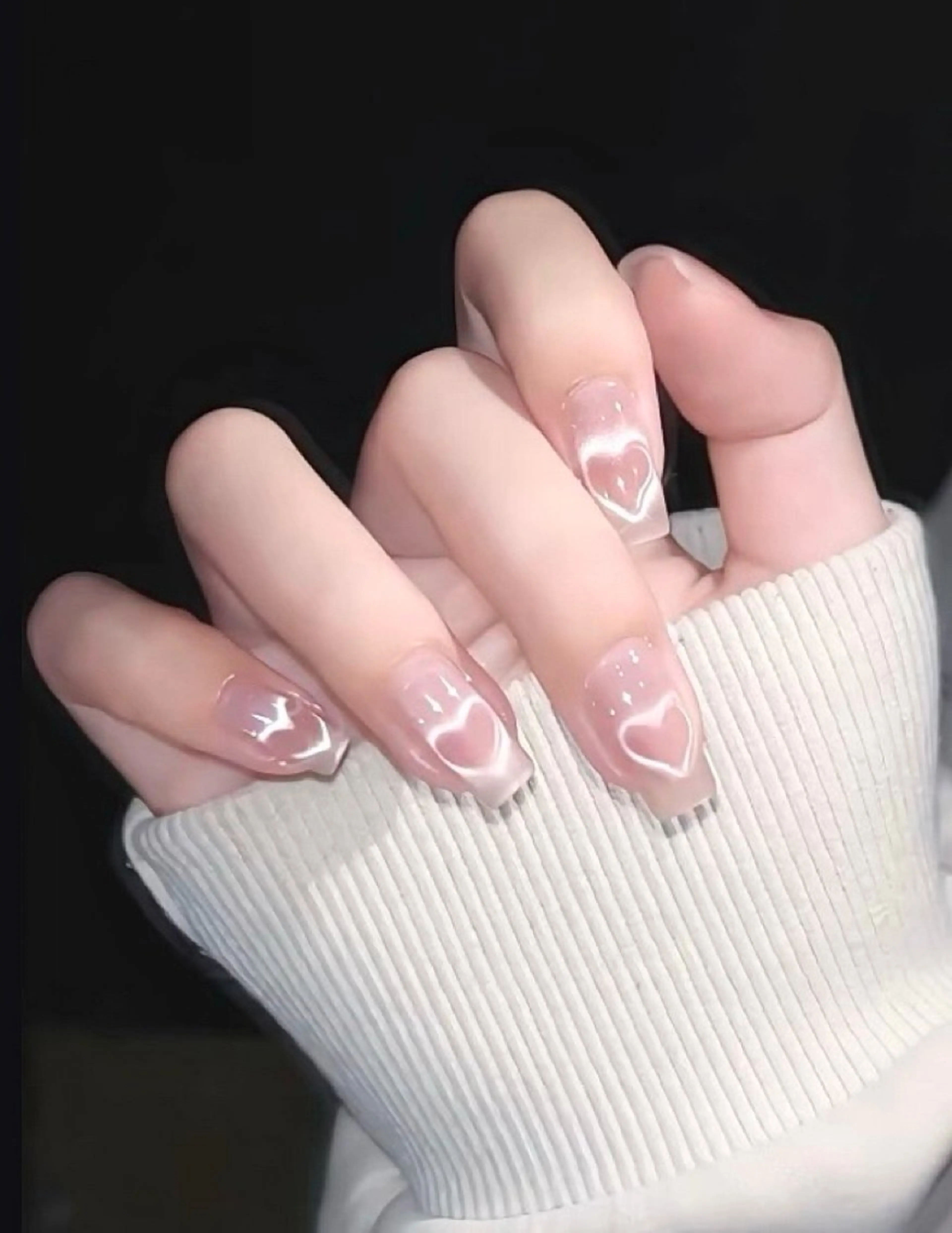 マグネットフレンチ/ハート🧲の写真